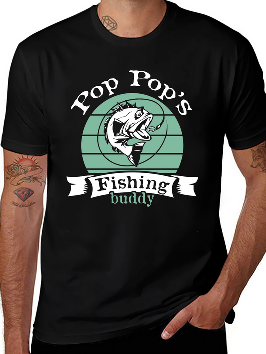 Pop Pops Fishing Buddy T-Shirt