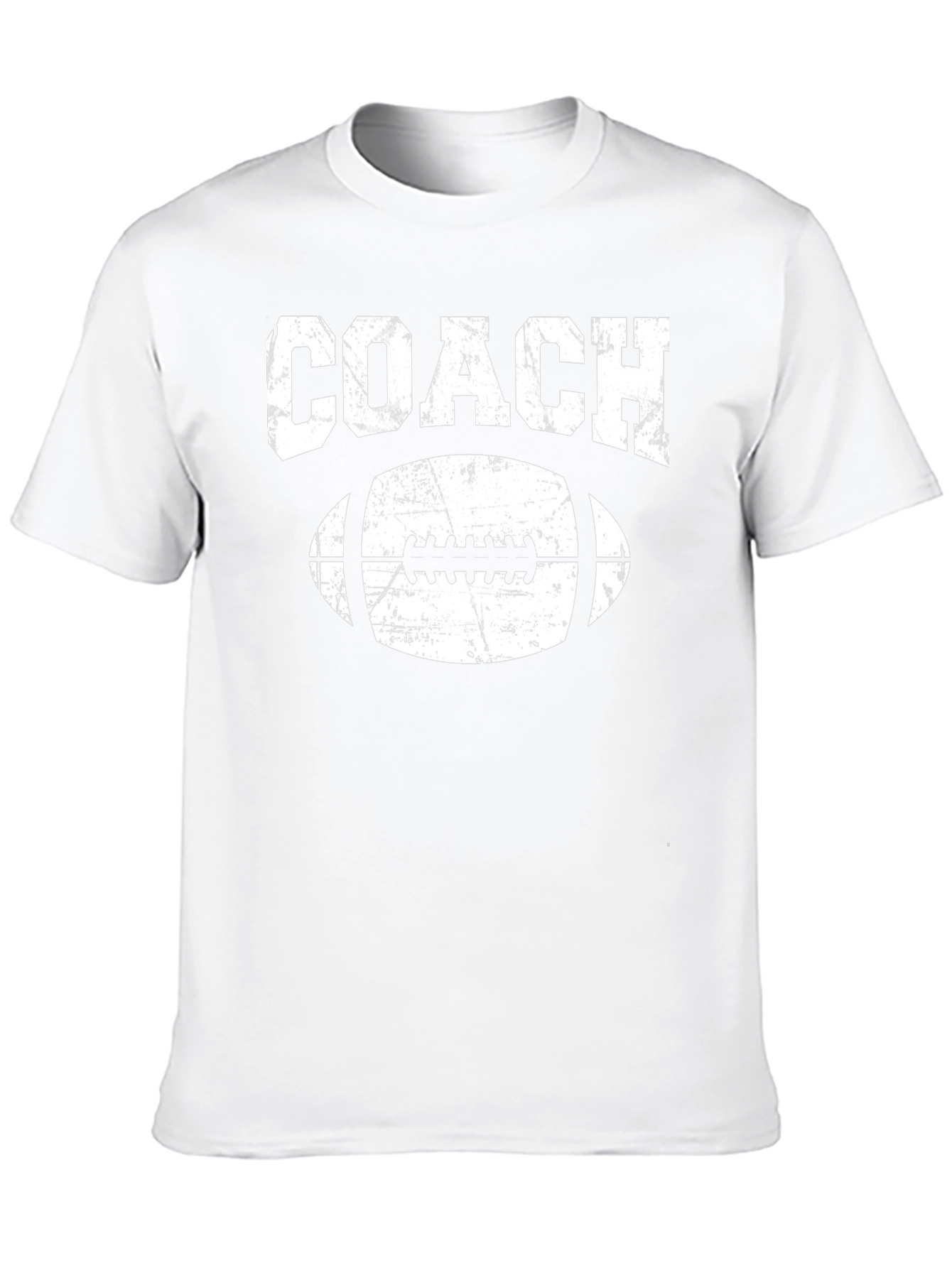 Football Coach T-Shirt - Distressed Graphic Tee