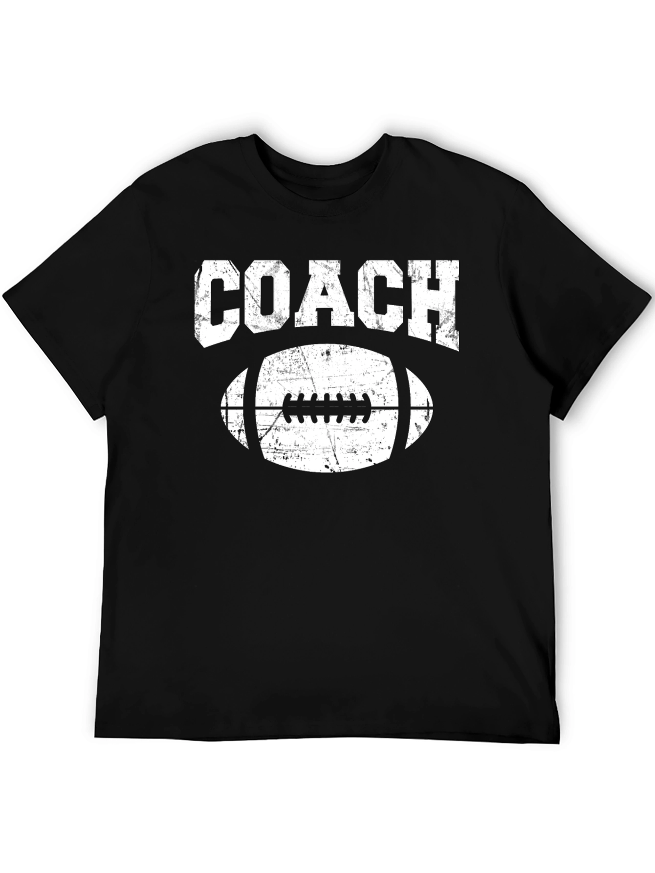 Football Coach T-Shirt - Distressed Graphic Tee