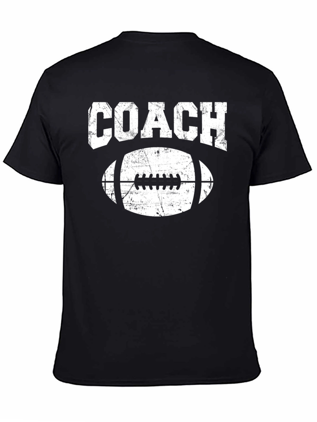 Football Coach T-Shirt - Distressed Graphic Tee