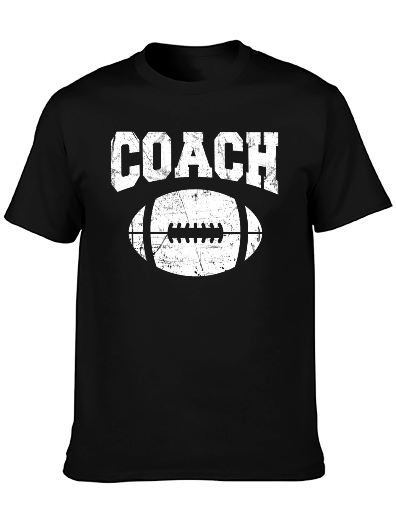 Football Coach T-Shirt - Distressed Graphic Tee