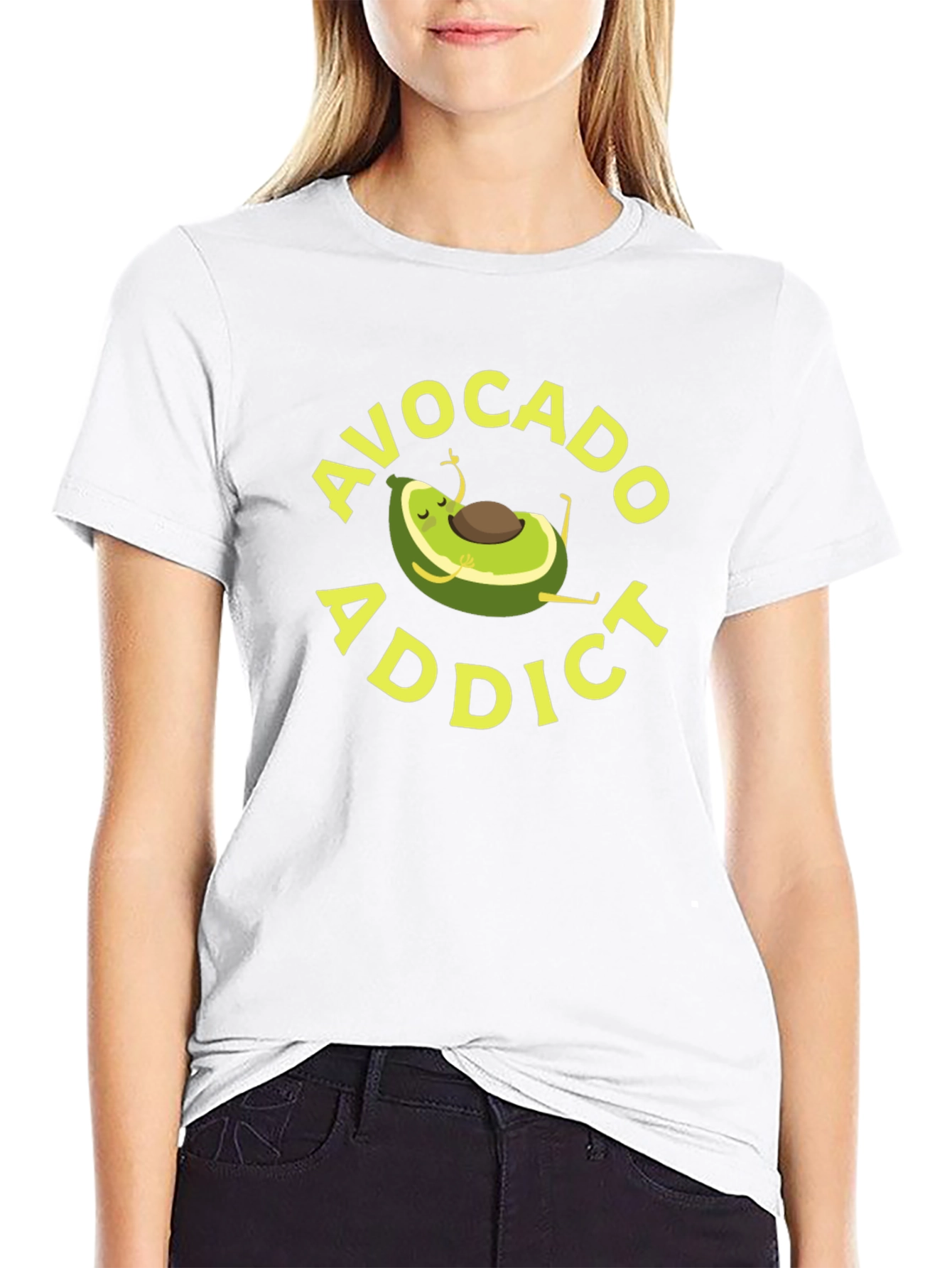 Avocado Addict T-Shirt - Relaxed Graphic Tee