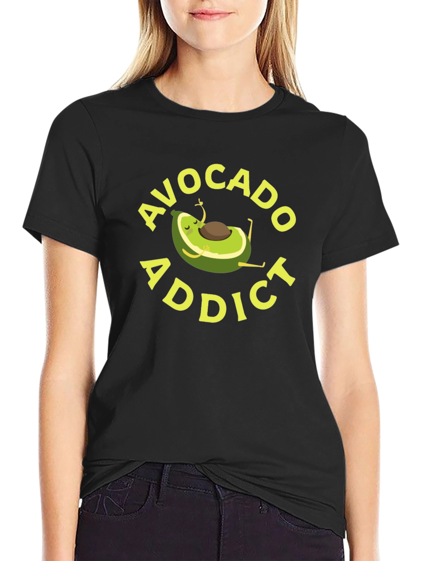 Avocado Addict T-Shirt - Relaxed Graphic Tee