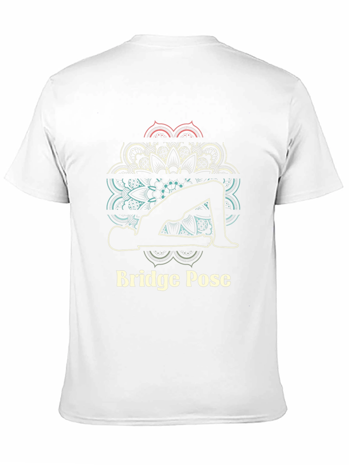 Yoga Bridge Pose Graphic T-Shirt