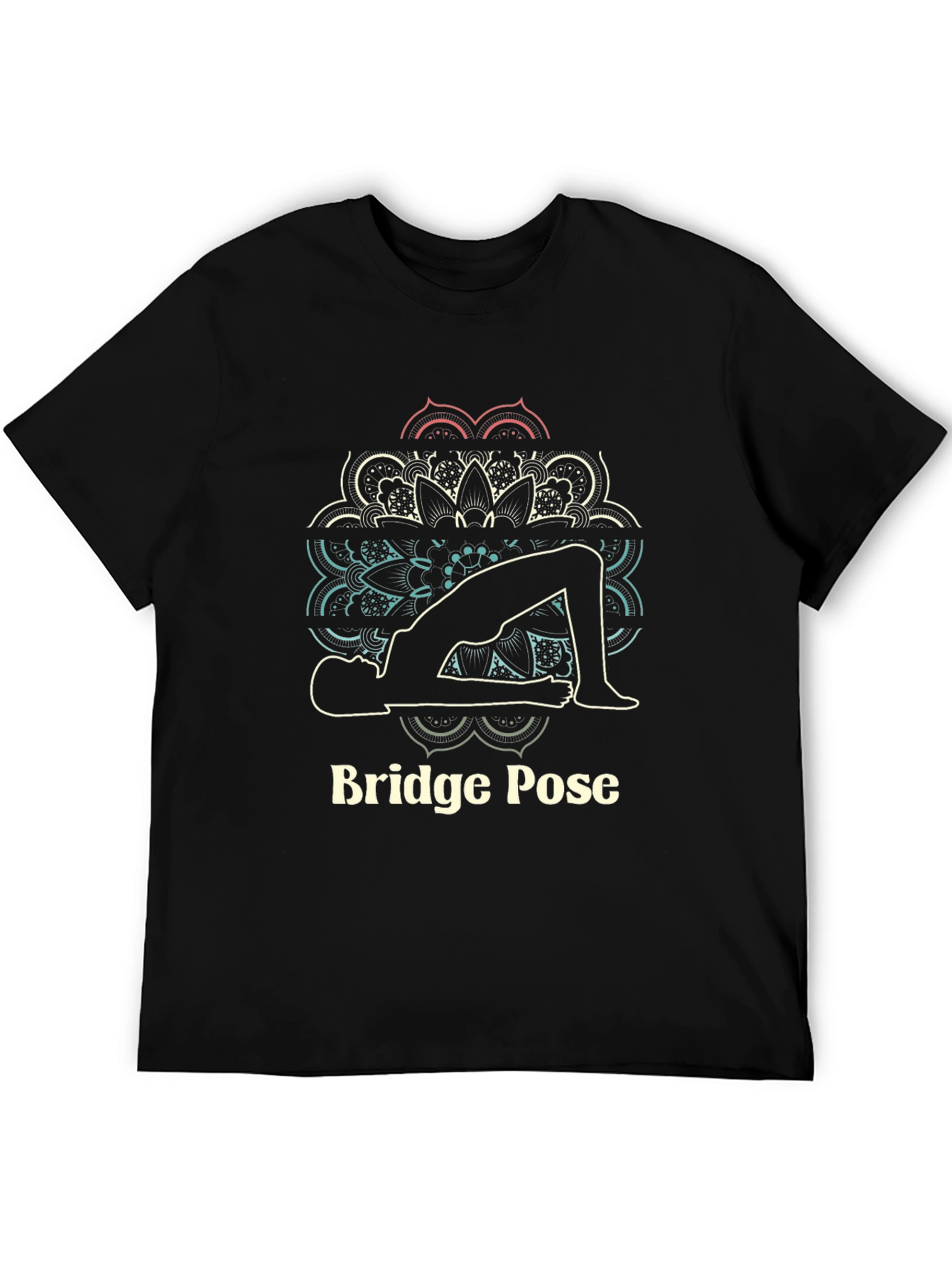 Yoga Bridge Pose Graphic T-Shirt