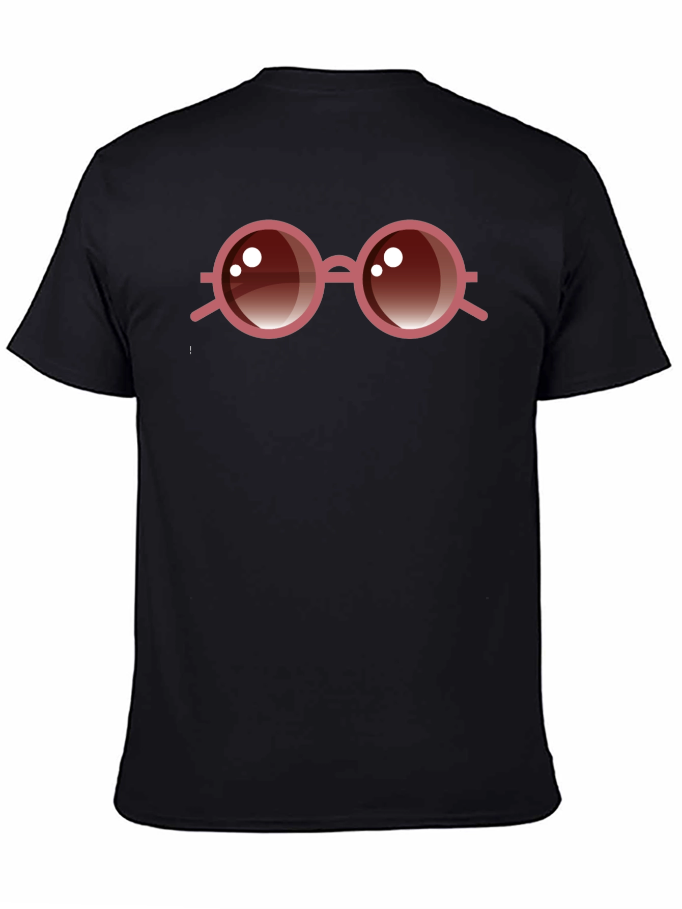 Round Glasses Graphic Tee - Cool & Stylish!