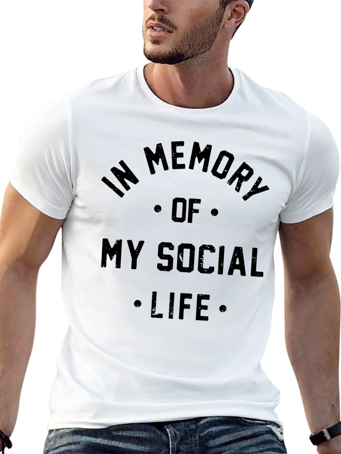 In Memory of My Social Life T-Shirt