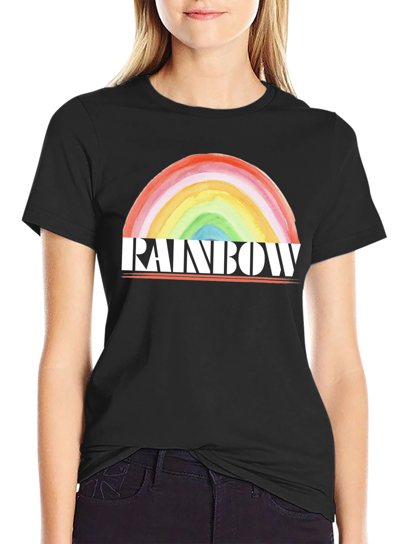 Rainbow Graphic T-Shirt - Bold & Stylish