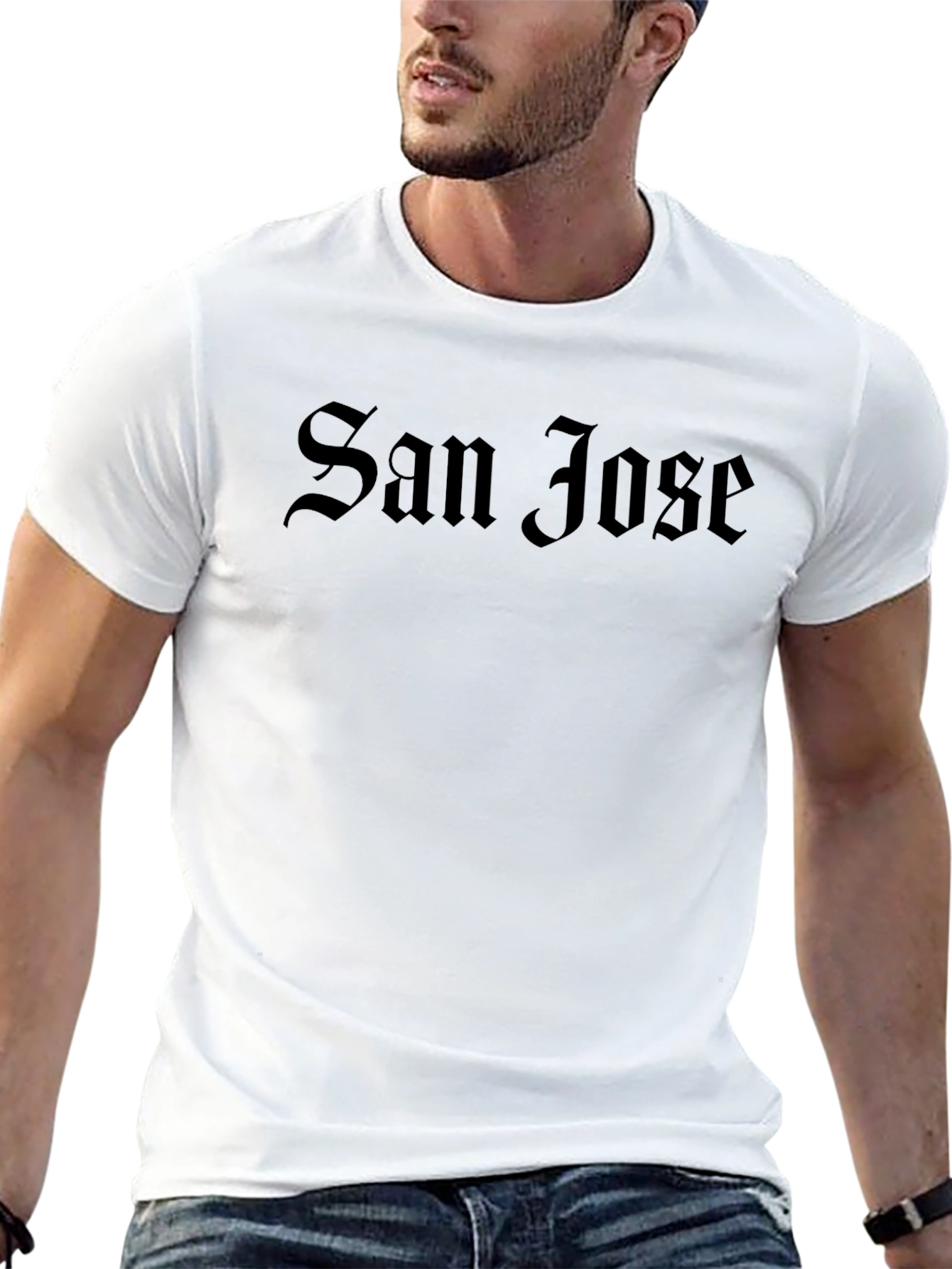 San Jose Graphic Tee - Classic Black T-Shirt