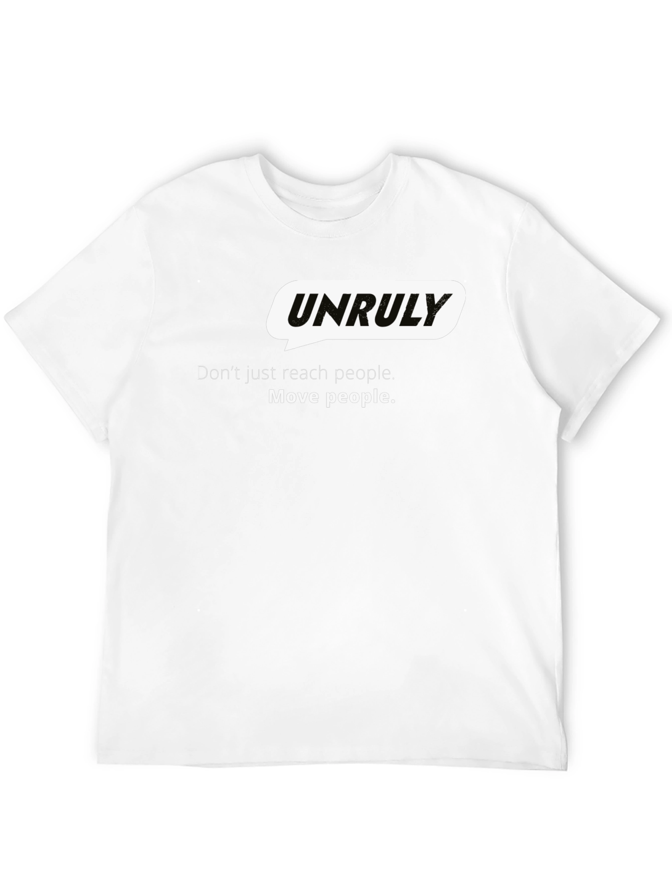 Unruly Graphic Black Tee - Move People