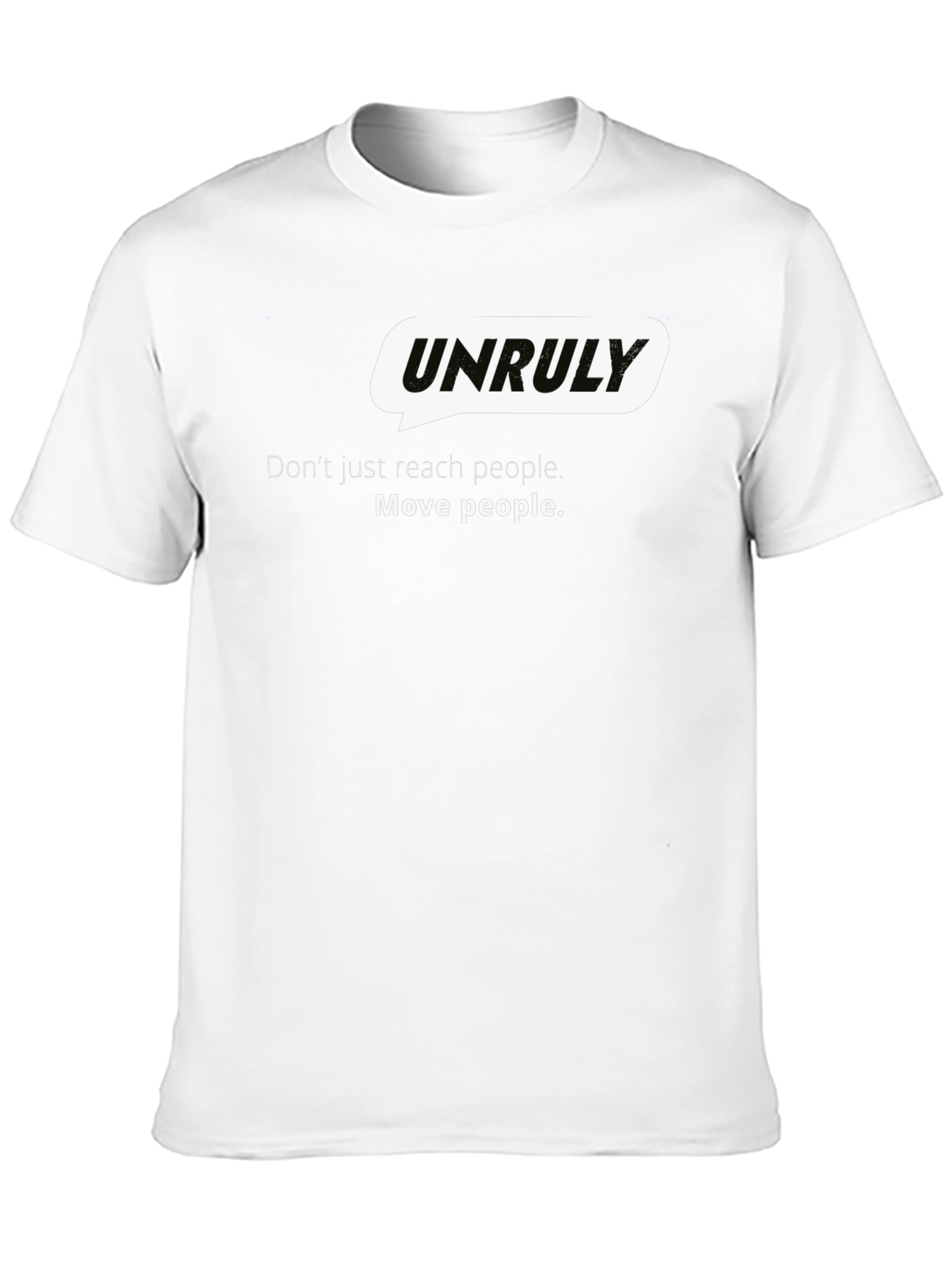 Unruly Graphic Black Tee - Move People