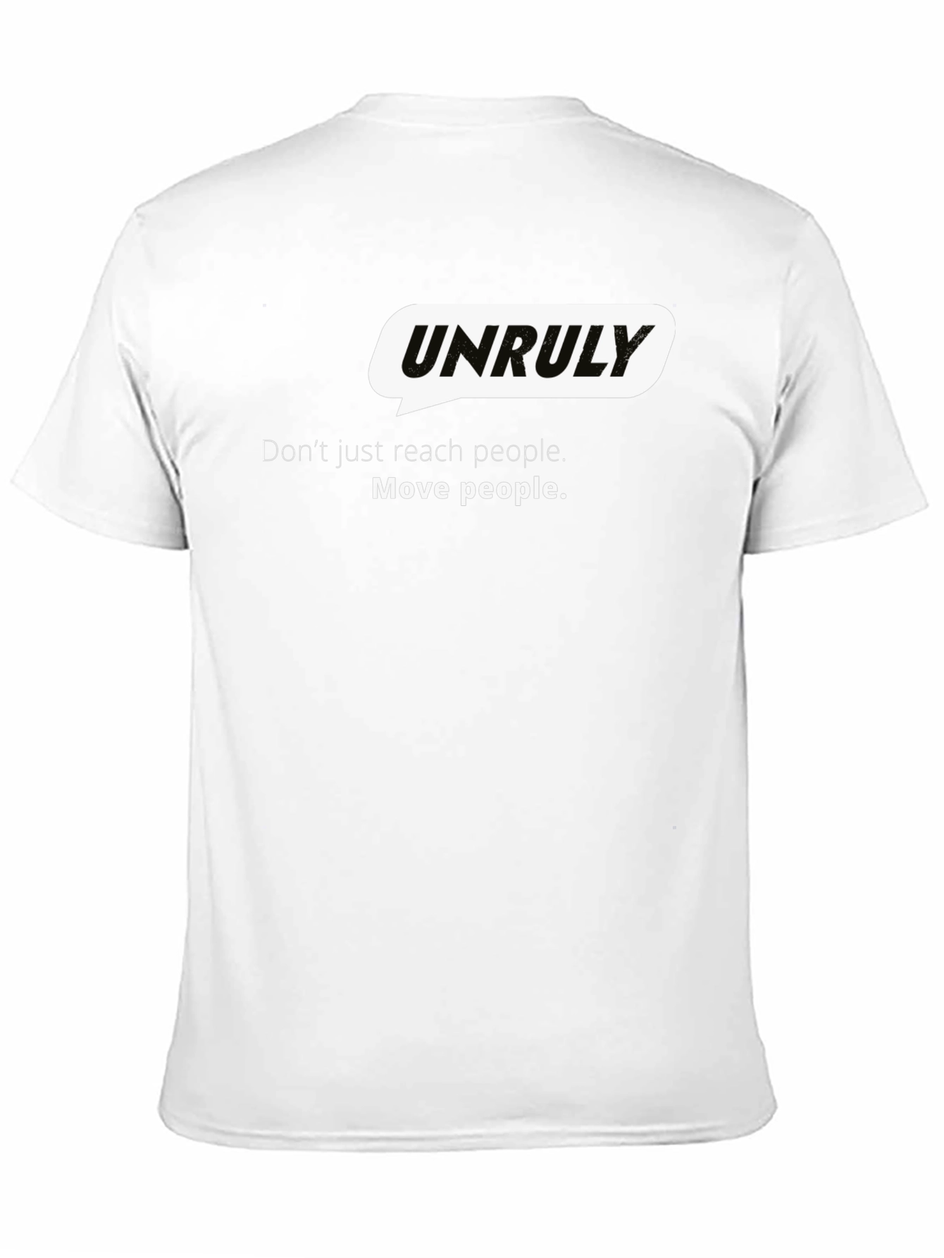 Unruly Graphic Black Tee - Move People