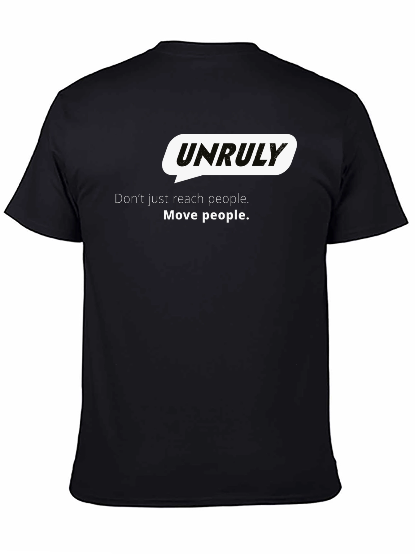 Unruly Graphic Black Tee - Move People
