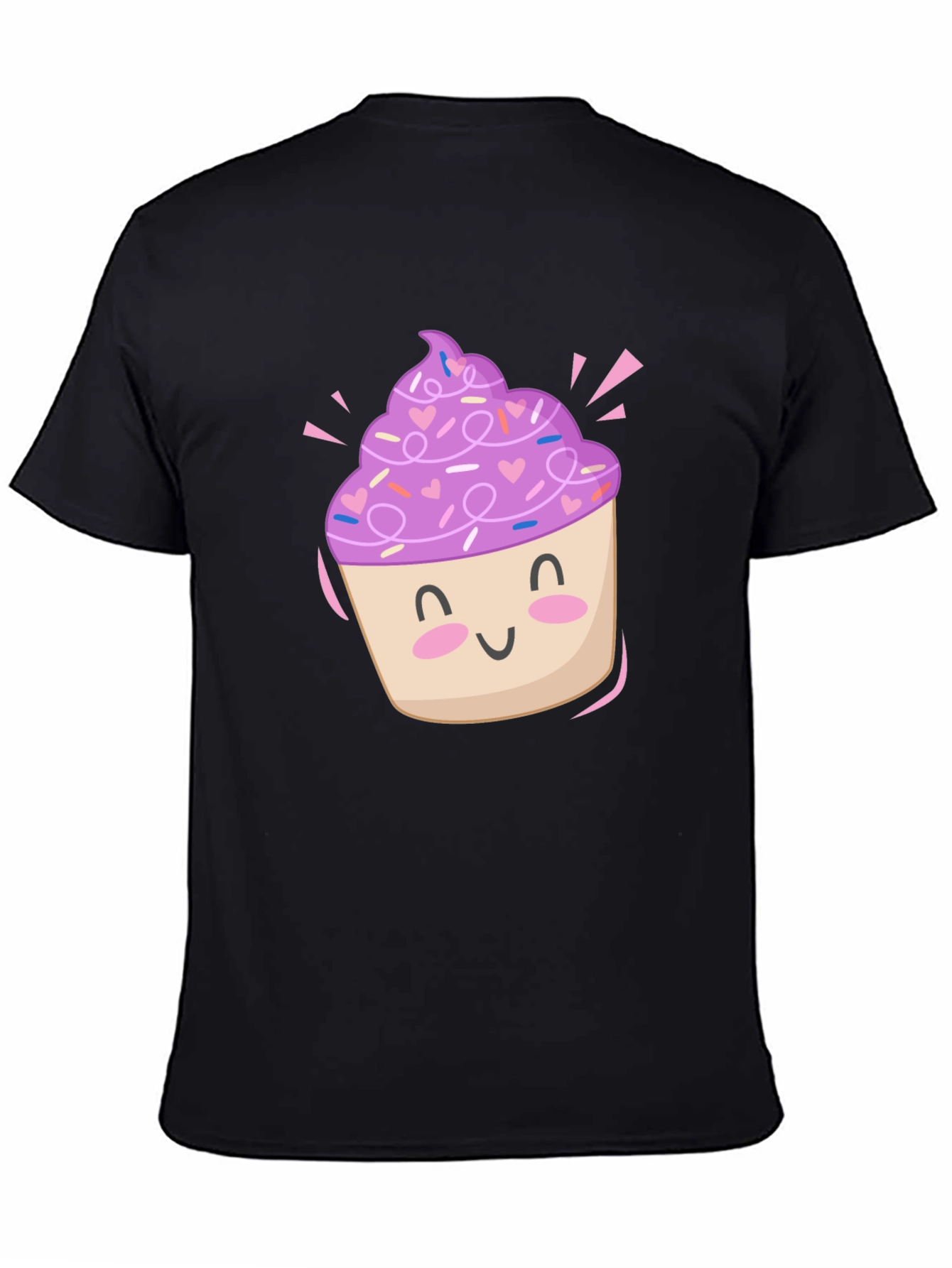 Cute Cupcake Graphic Tee - Sweet Style