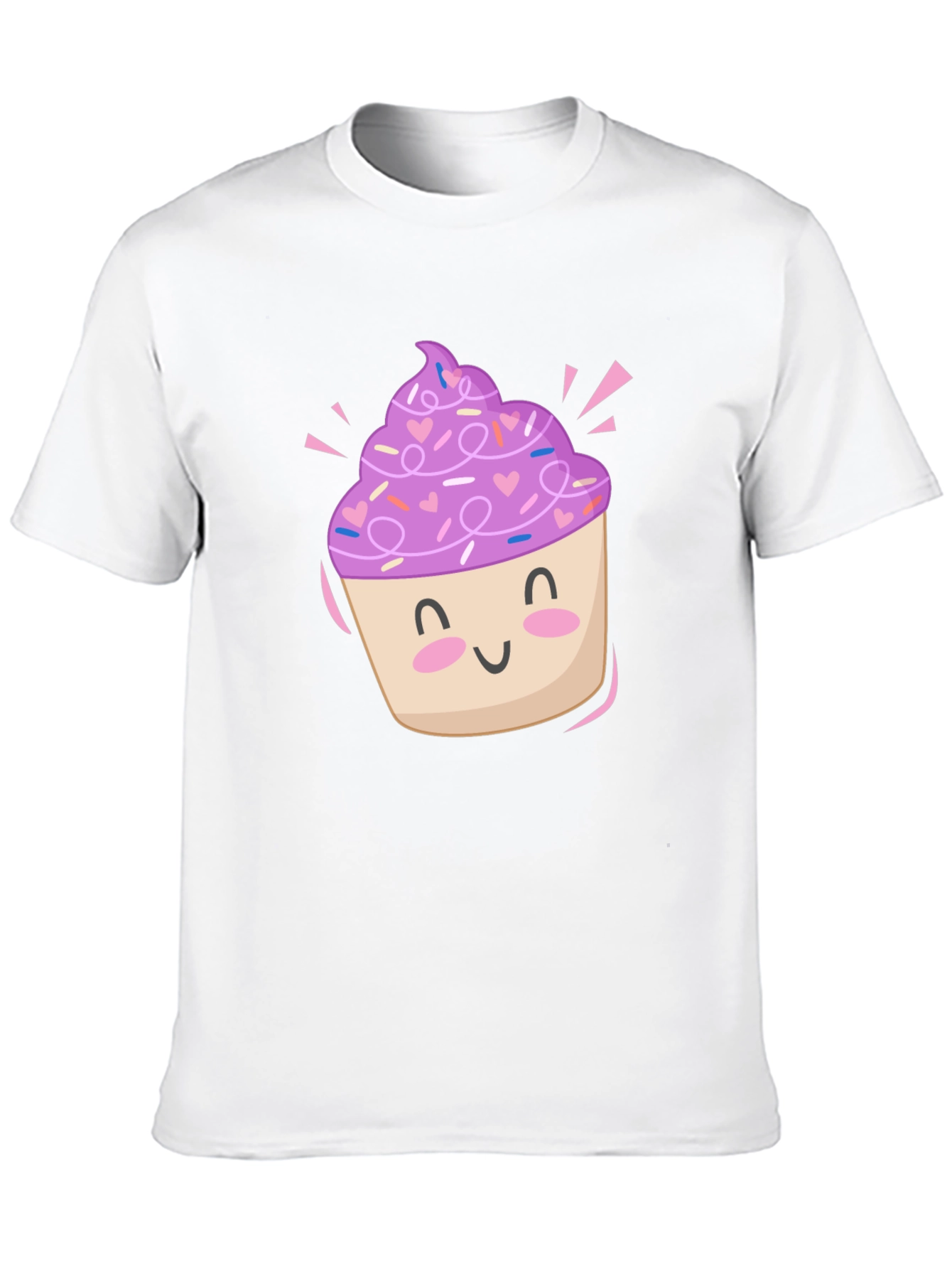 Cute Cupcake Graphic Tee - Sweet Style