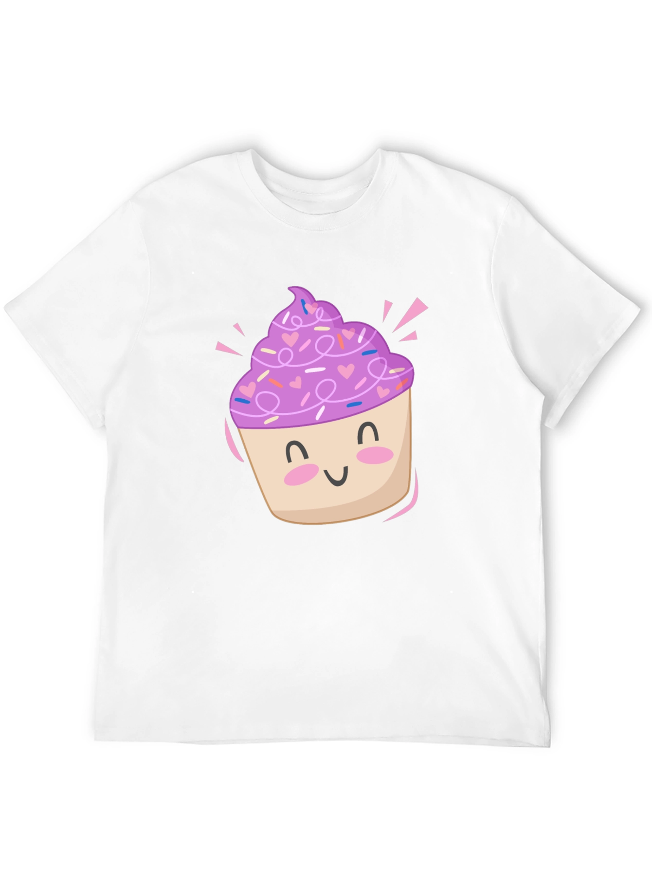 Cute Cupcake Graphic Tee - Sweet Style