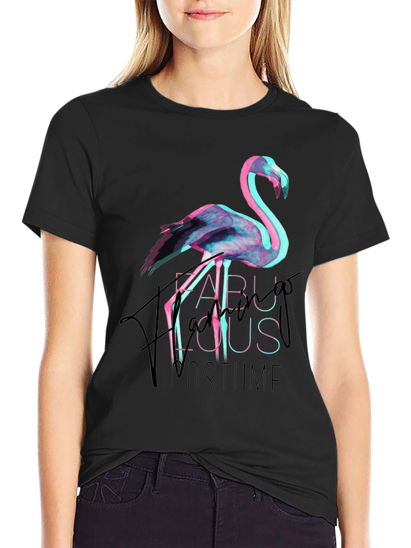 Fabulous Flamingo Costume Party Tee