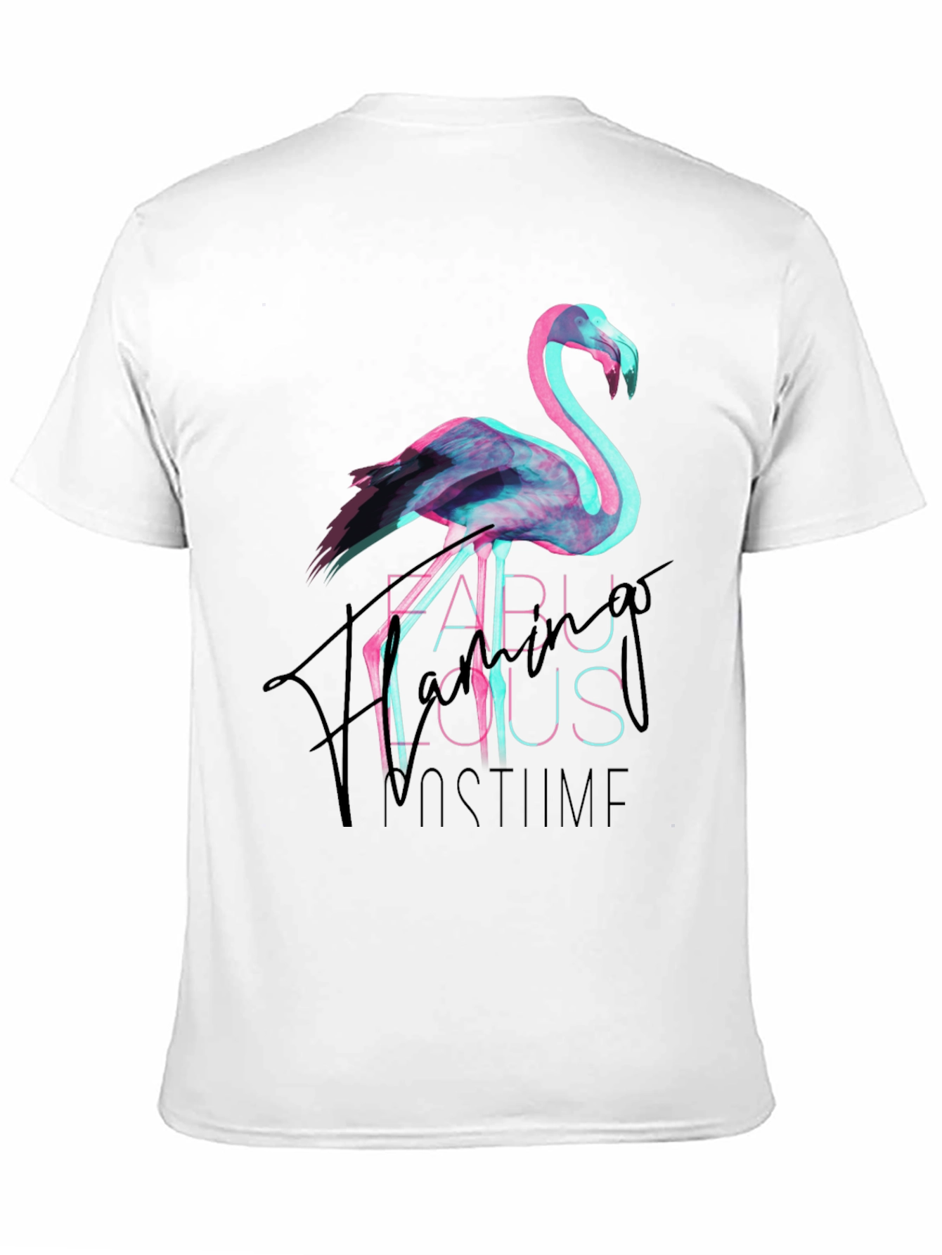 Fabulous Flamingo Costume Party Tee