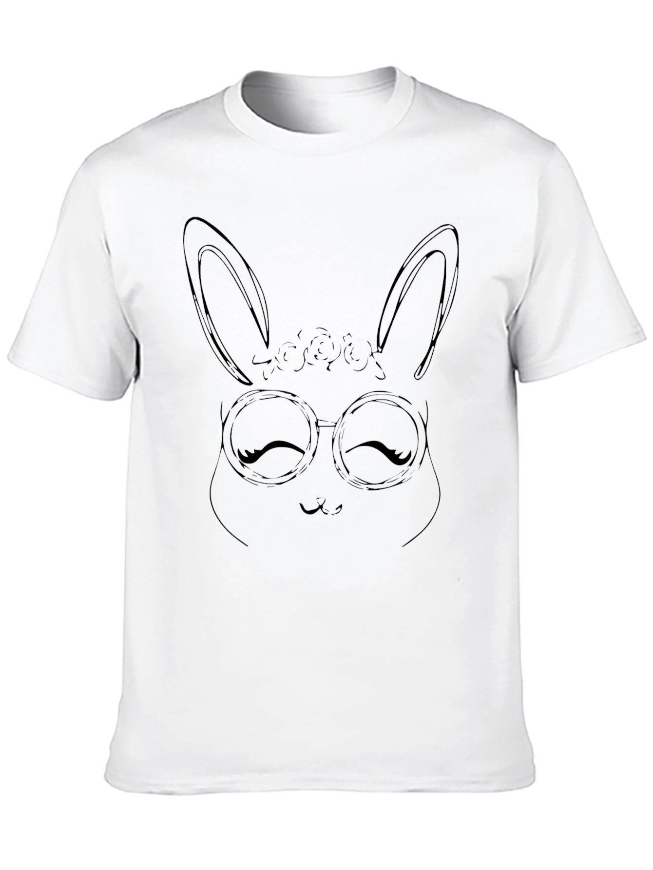 Bunny Glasses T-Shirt - Cute Animal Tee