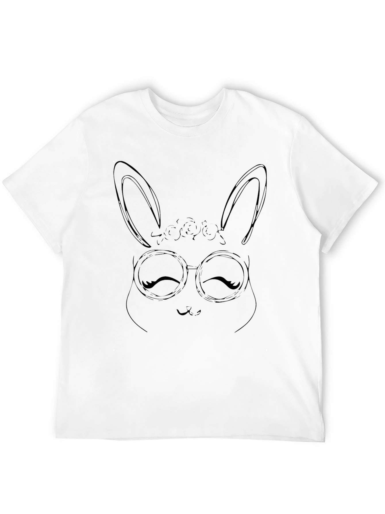 Bunny Glasses T-Shirt - Cute Animal Tee
