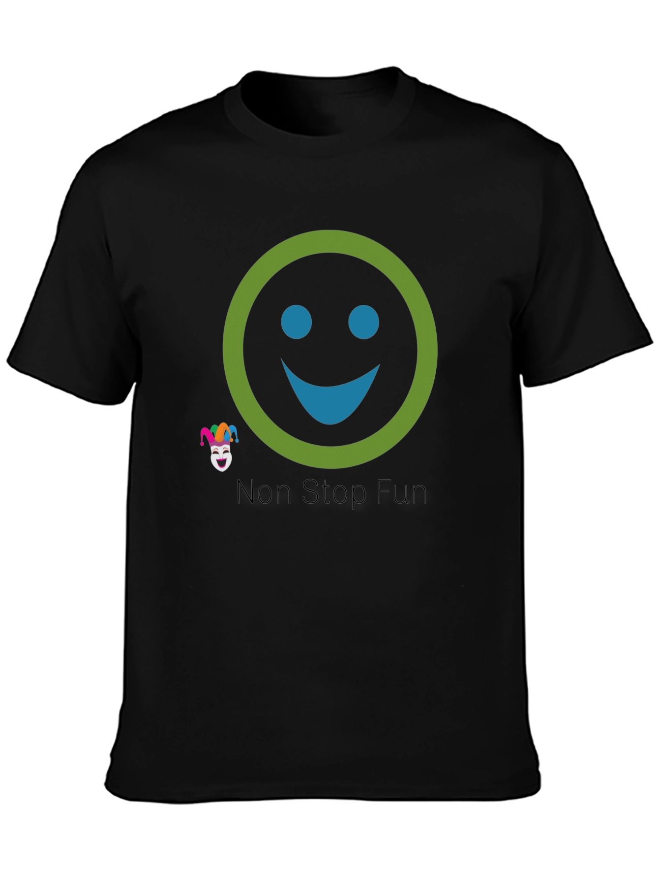 Fun Smiley Graphic Tee - Non Stop Fun