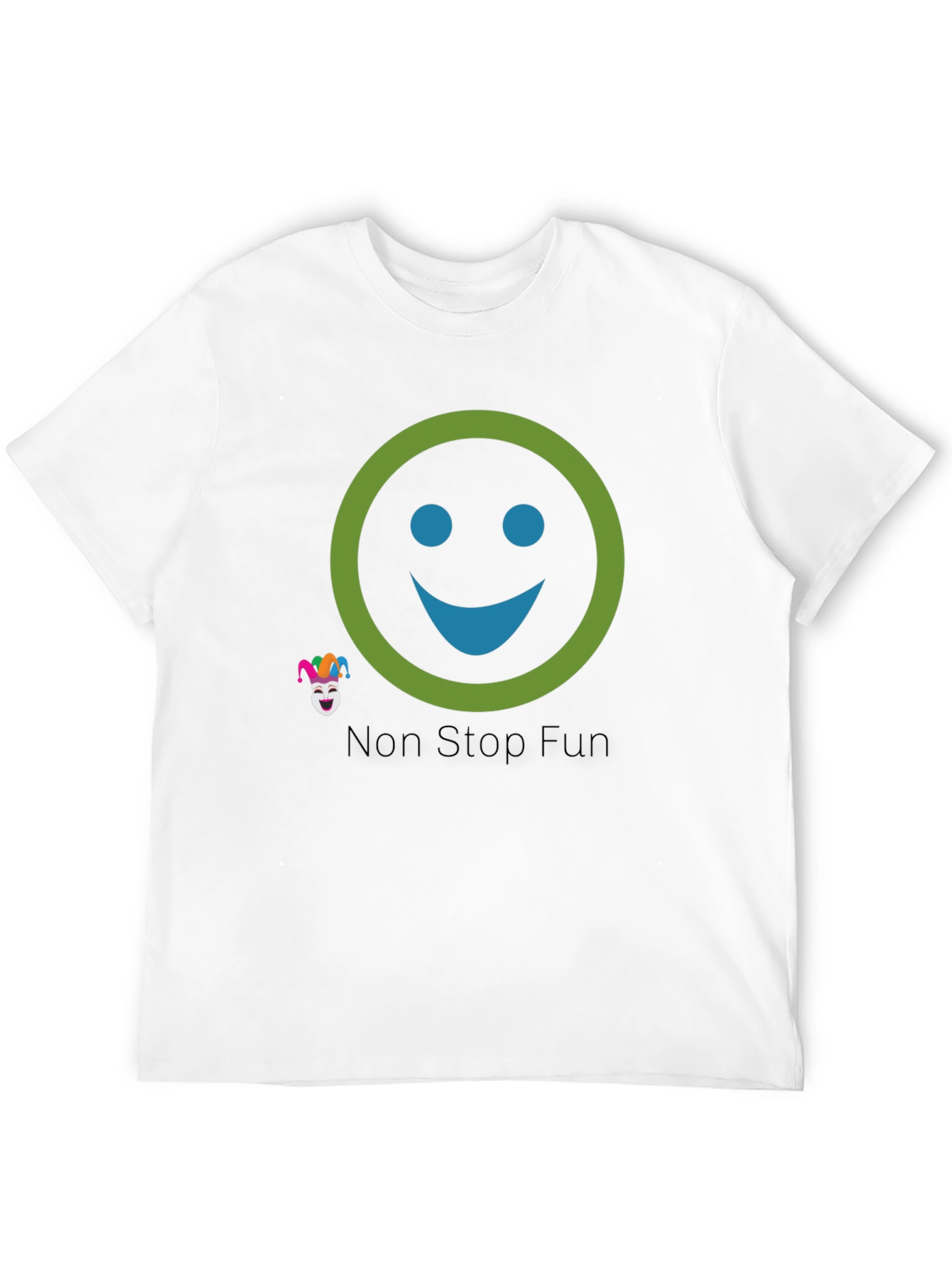 Fun Smiley Graphic Tee - Non Stop Fun