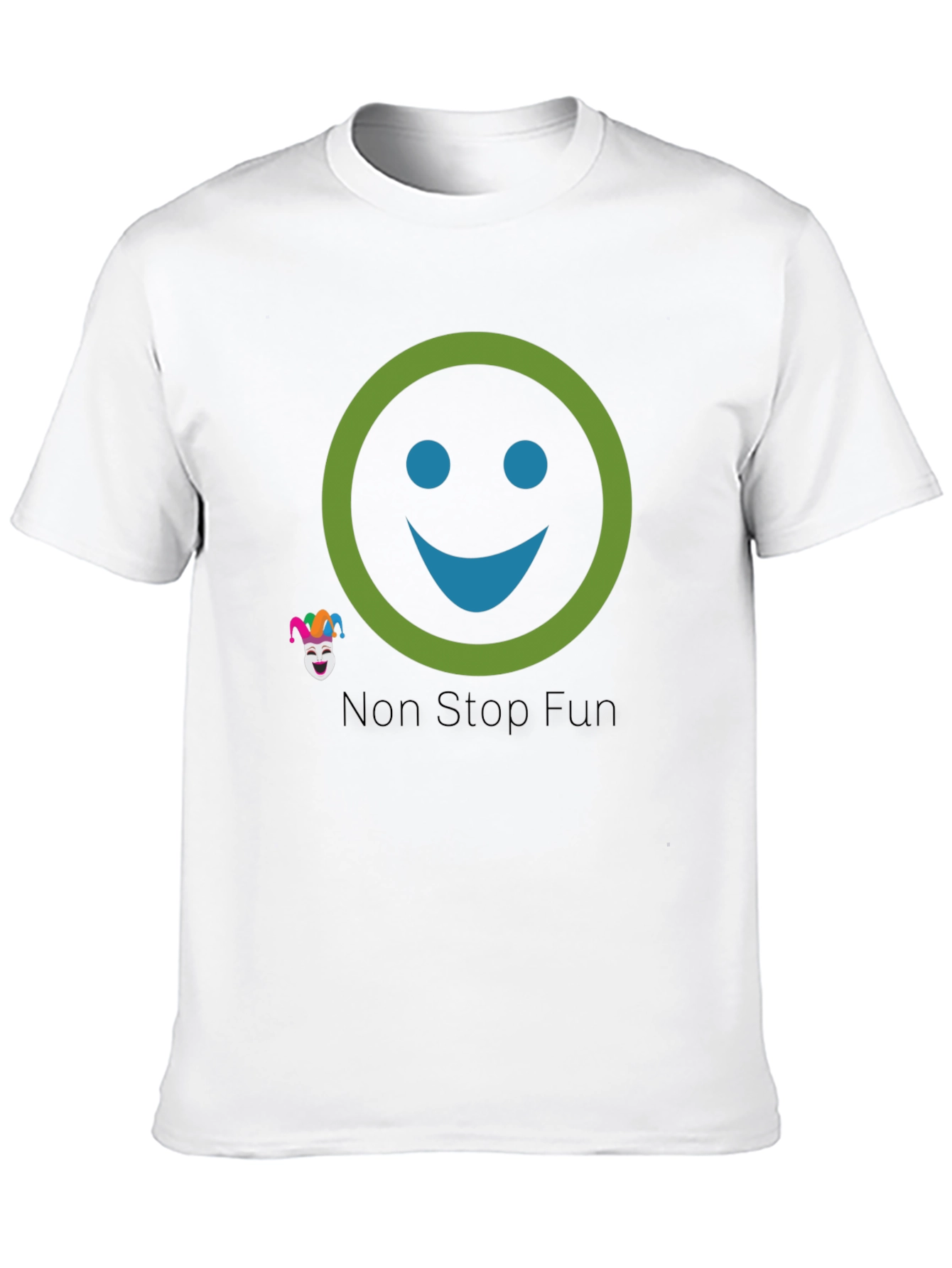 Fun Smiley Graphic Tee - Non Stop Fun