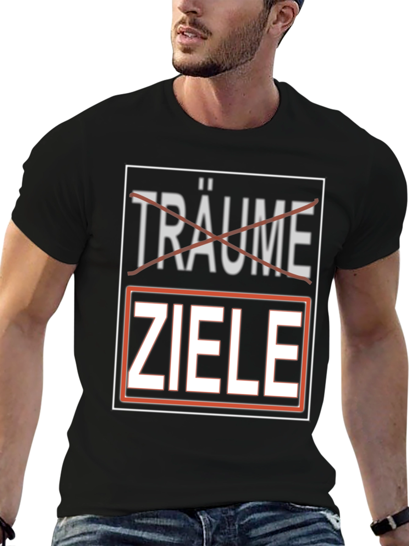Dreams Goals T-Shirt - German Motivational Shirt