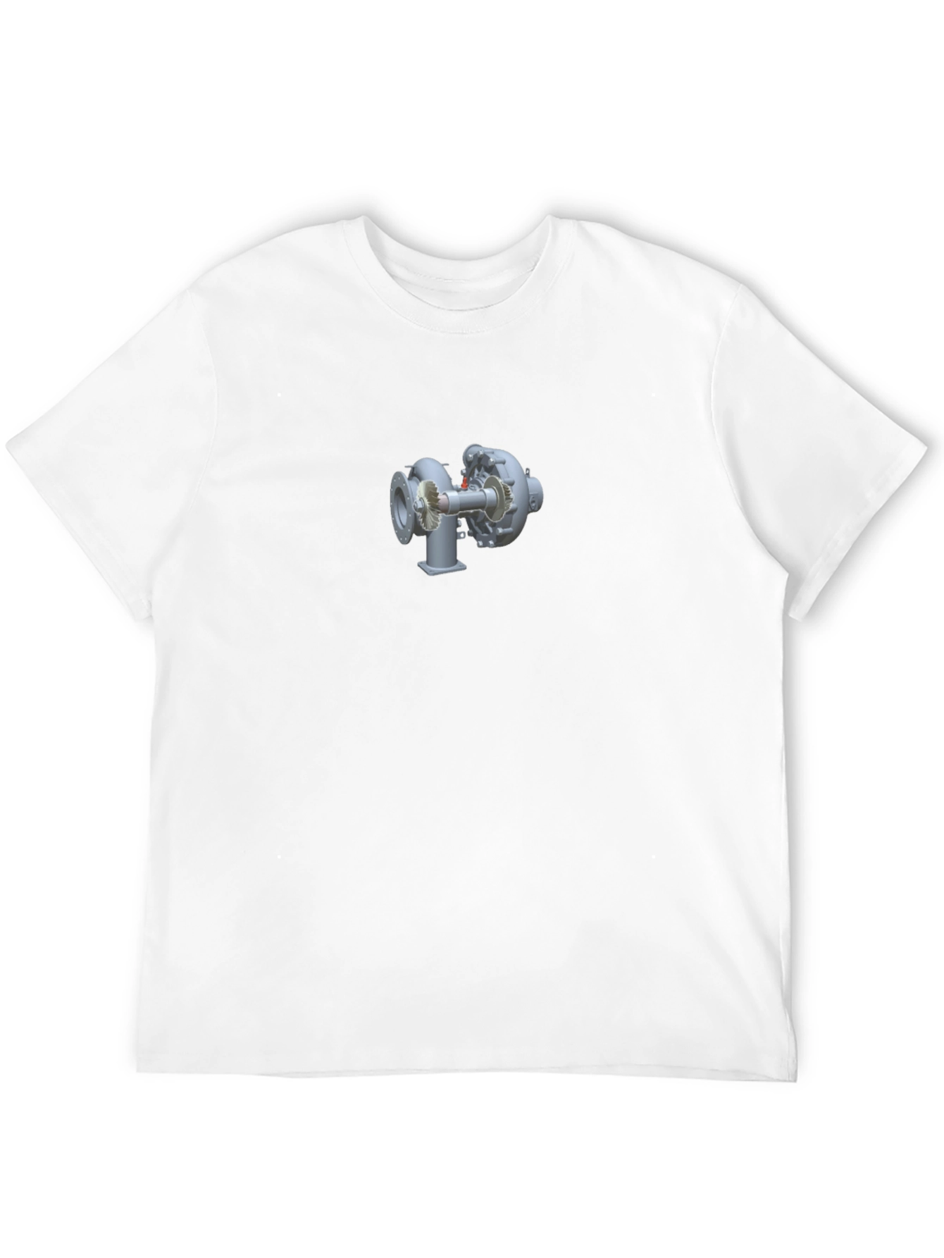Turbocharger Graphic Tee - Black Cotton Blend