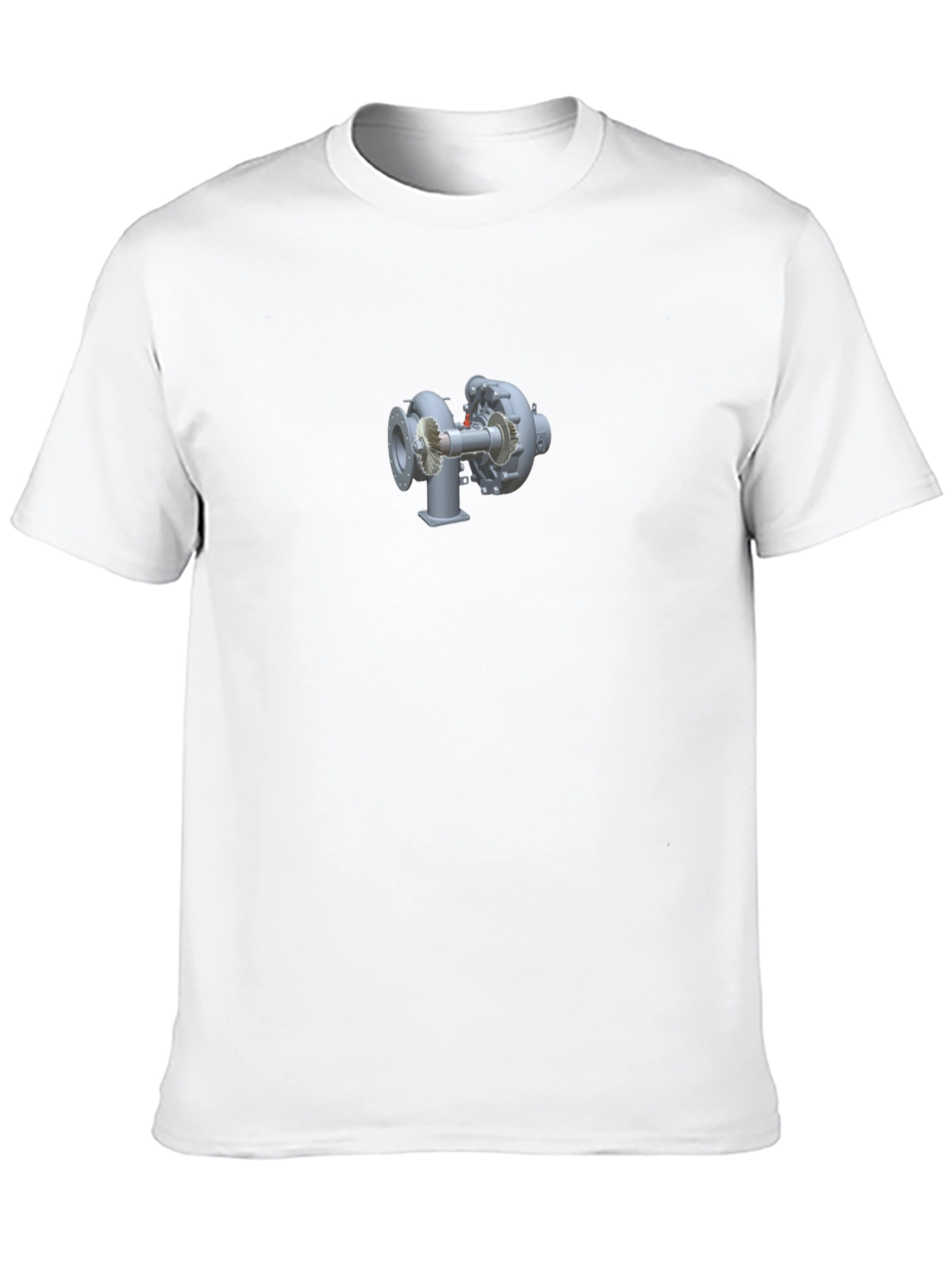 Turbocharger Graphic Tee - Black Cotton Blend