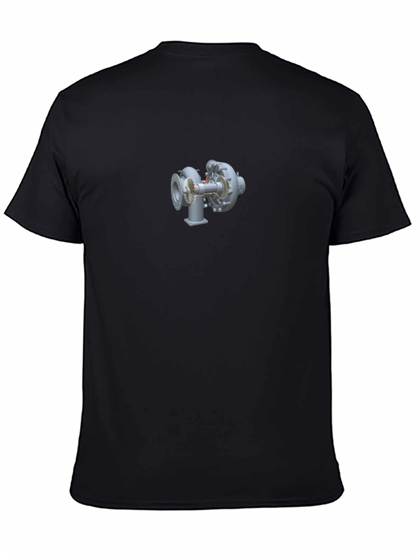 Turbocharger Graphic Tee - Black Cotton Blend
