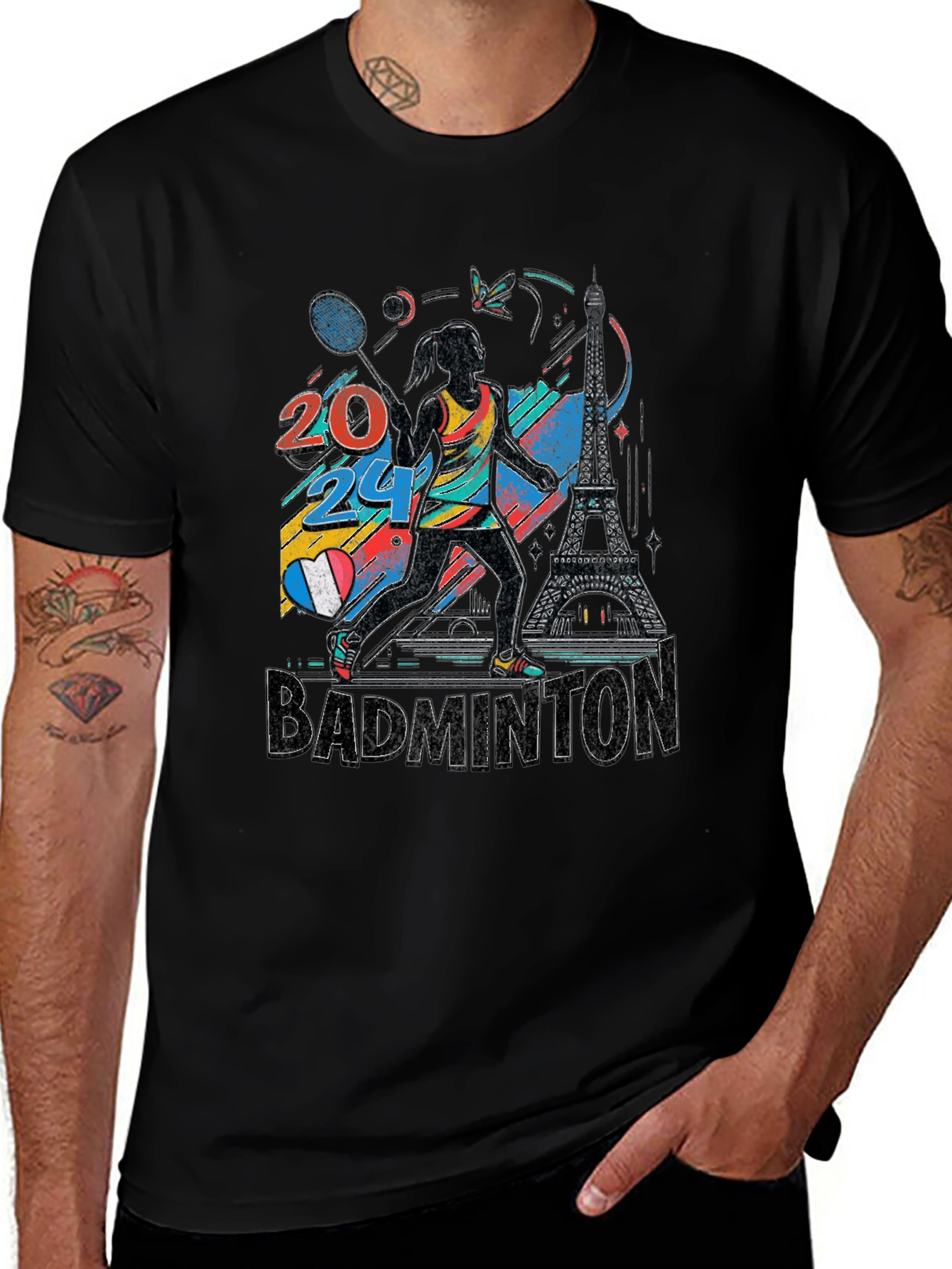 Paris 2024 Badminton T-Shirt