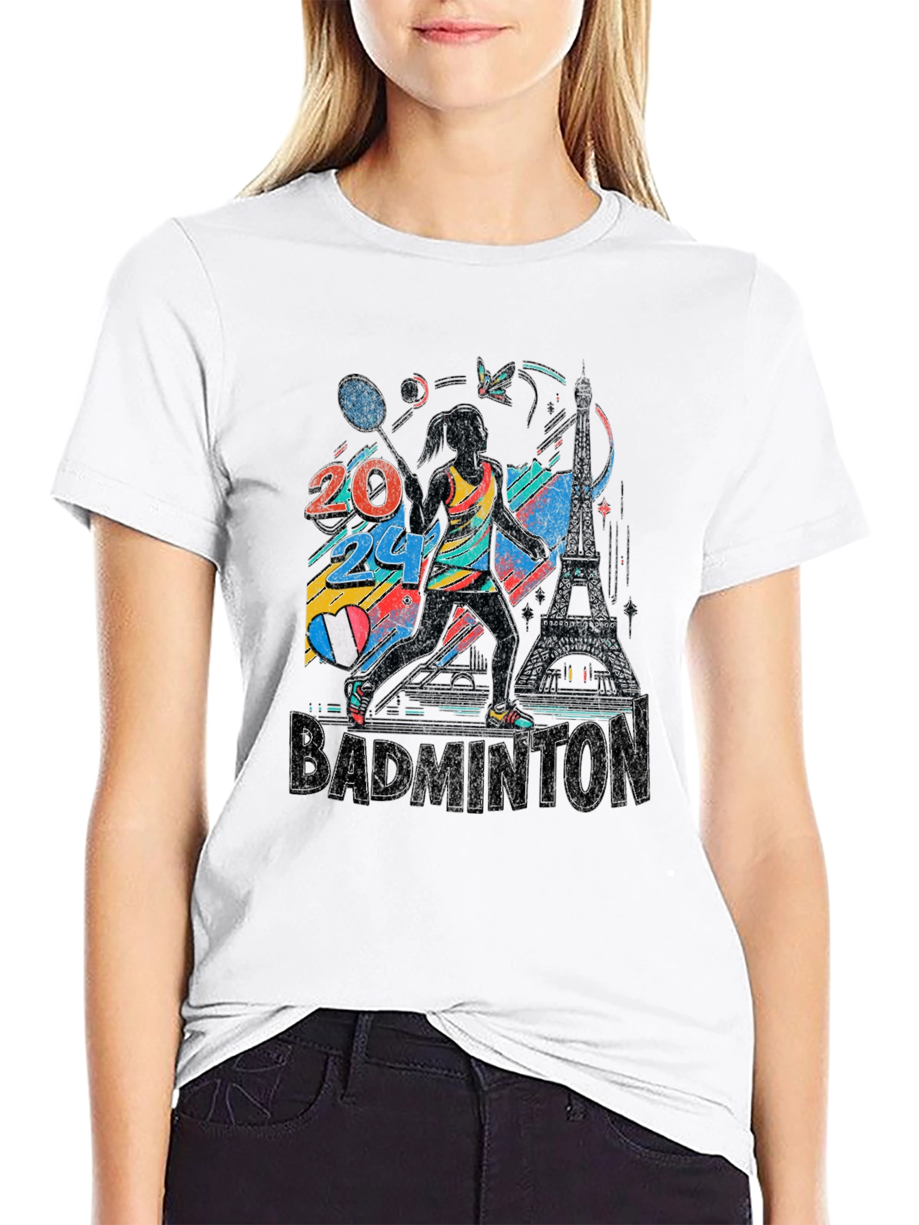 Paris 2024 Badminton T-Shirt