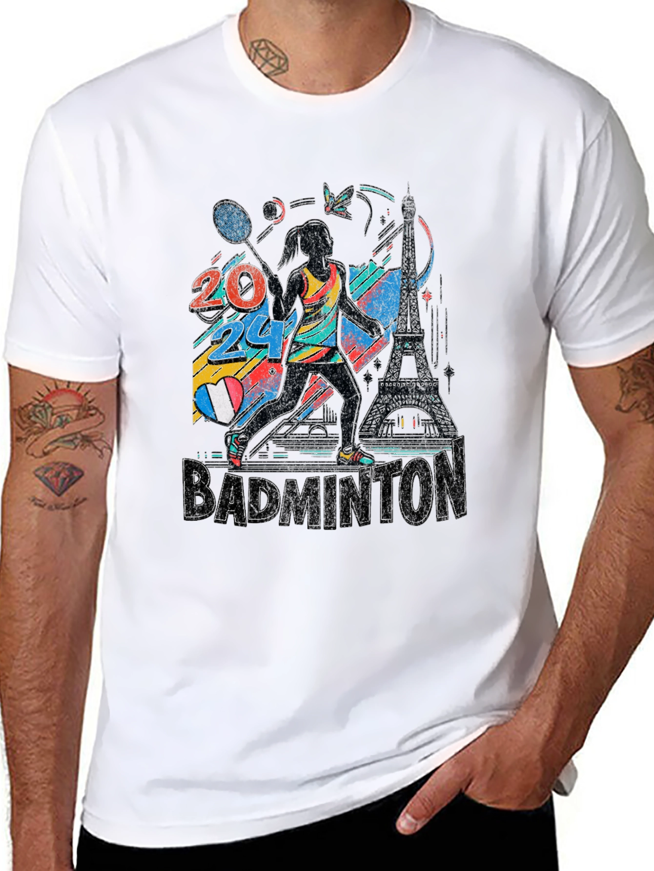 Paris 2024 Badminton T-Shirt