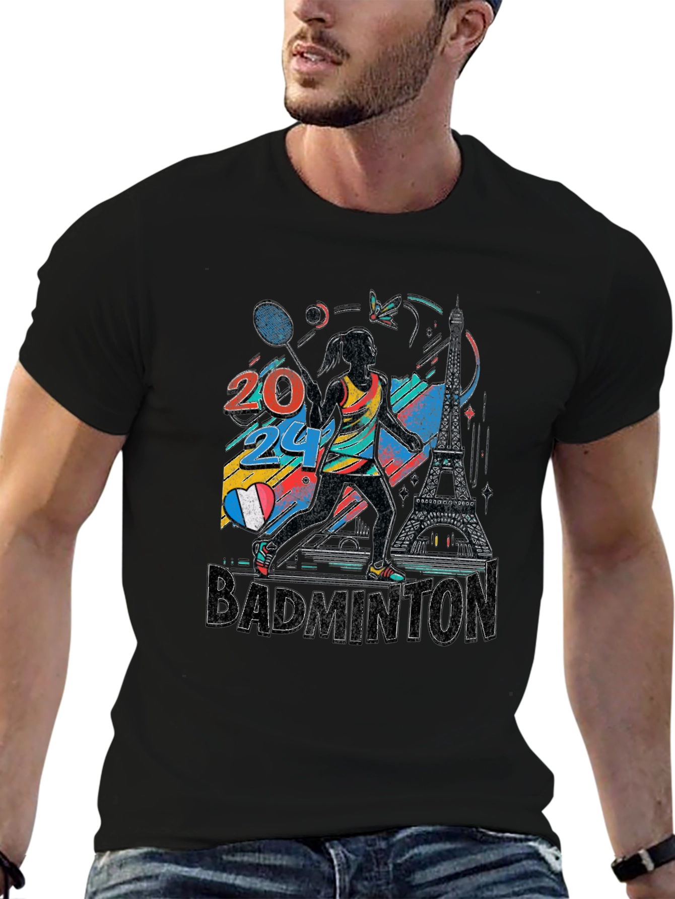 Paris 2024 Badminton T-Shirt