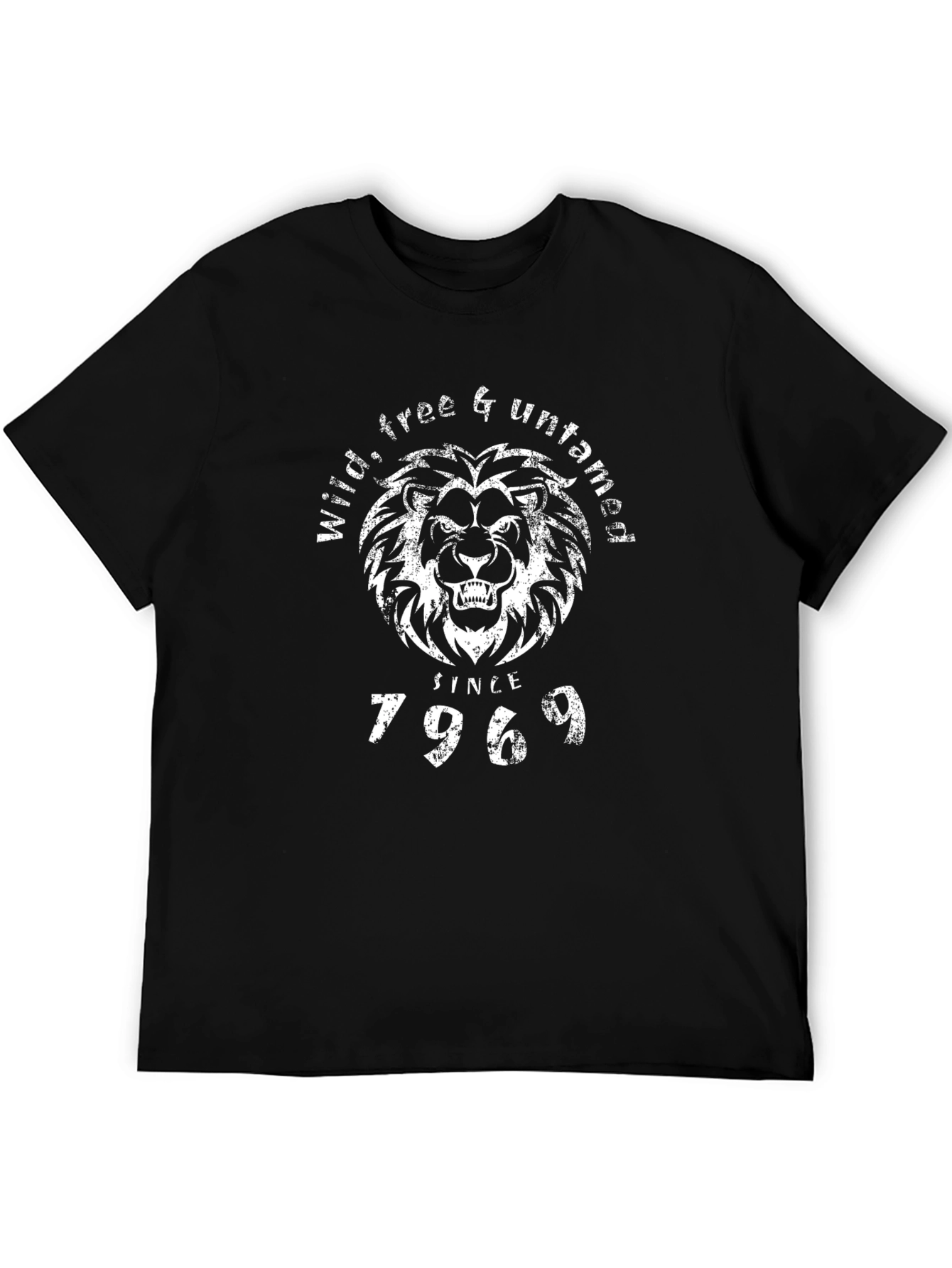 Wild Free & Untamed Lion Graphic T-Shirt