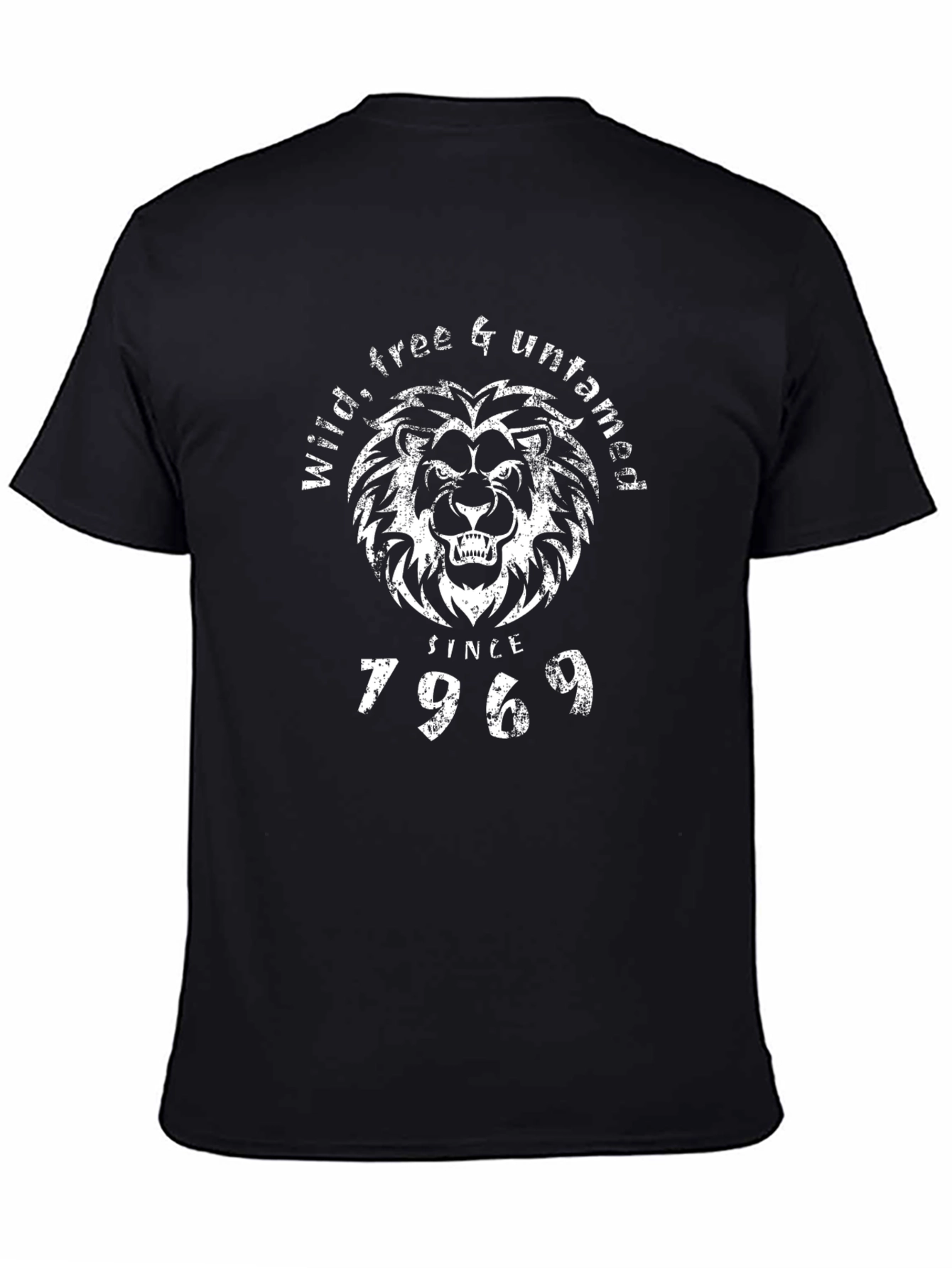 Wild Free & Untamed Lion Graphic T-Shirt