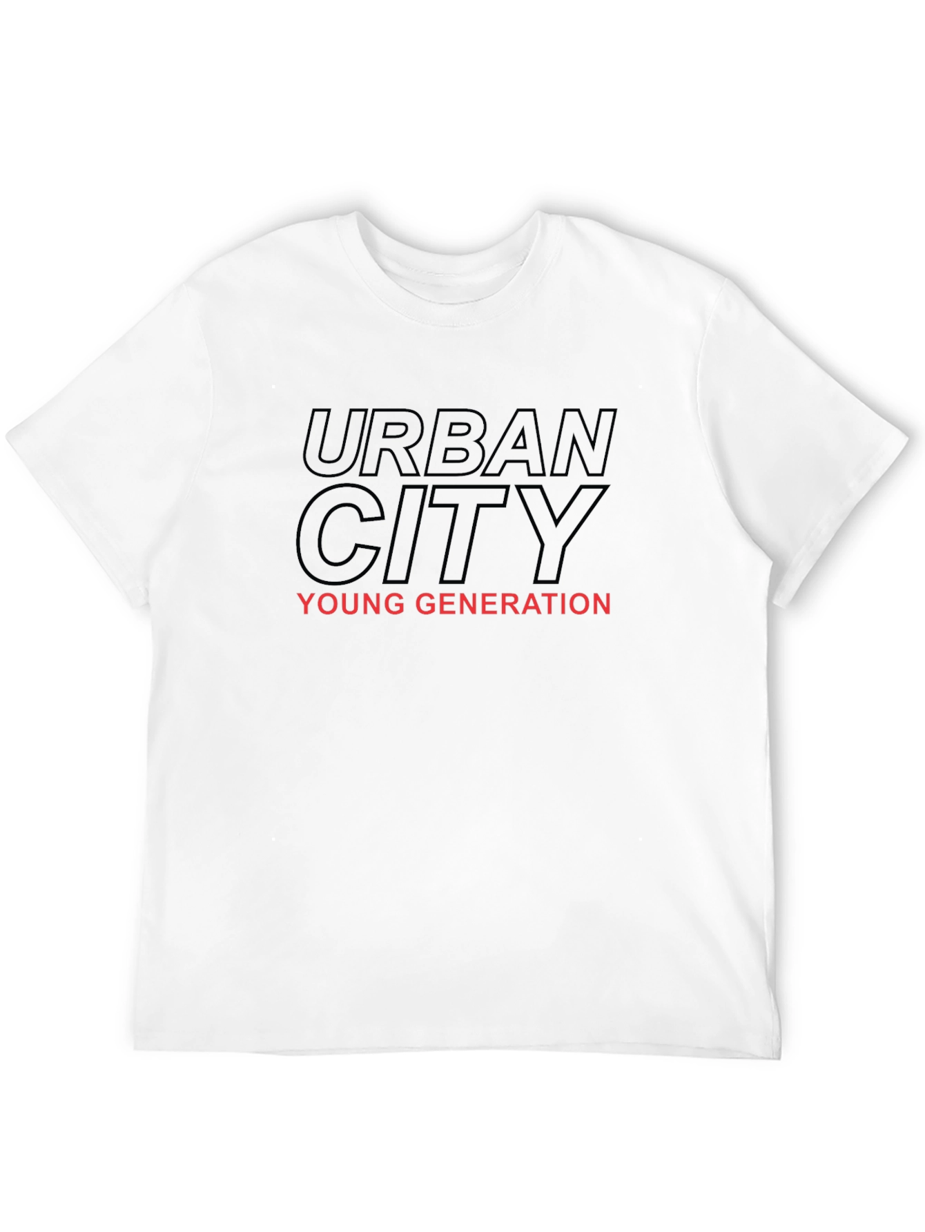 Urban City Young Generation Black Graphic Tee