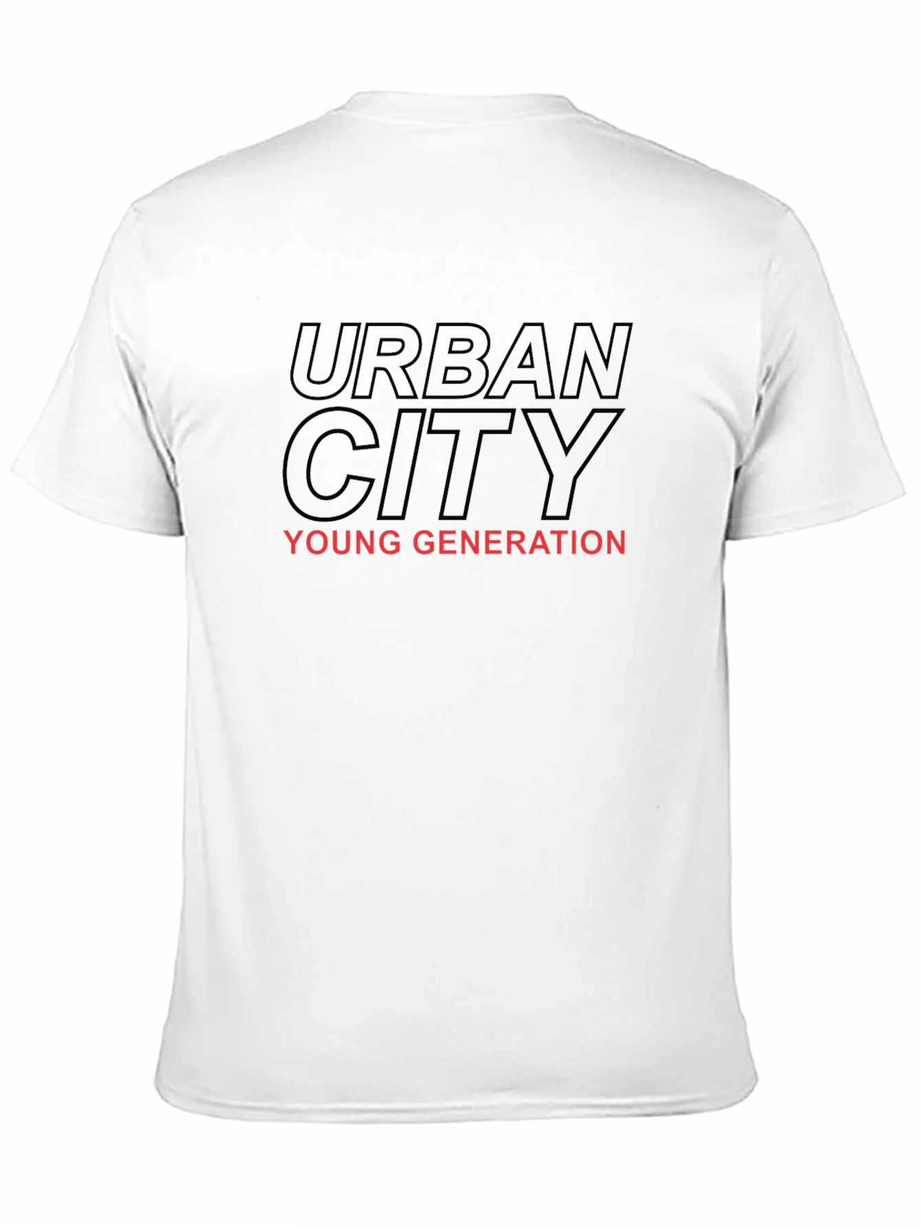 Urban City Young Generation Black Graphic Tee