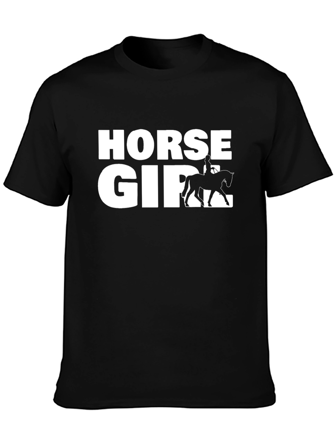 Horse Girl Graphic T-Shirt - Equestrian Style