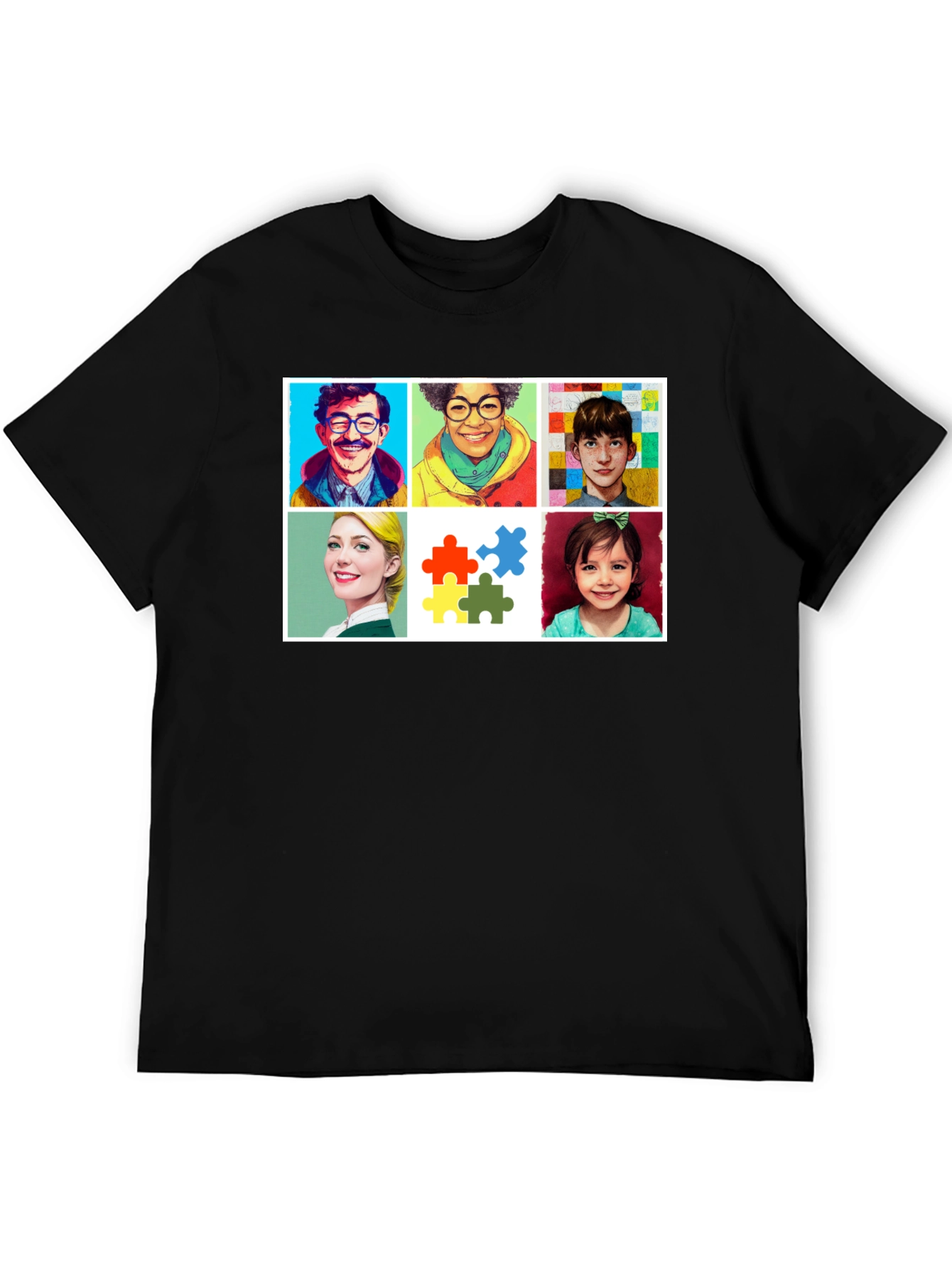 Inclusion Puzzle T-Shirt Advocate Tee