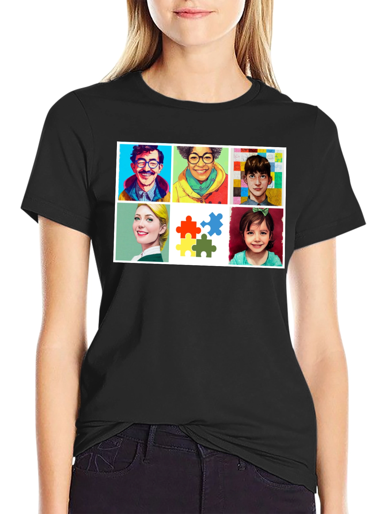 Inclusion Puzzle T-Shirt Advocate Tee