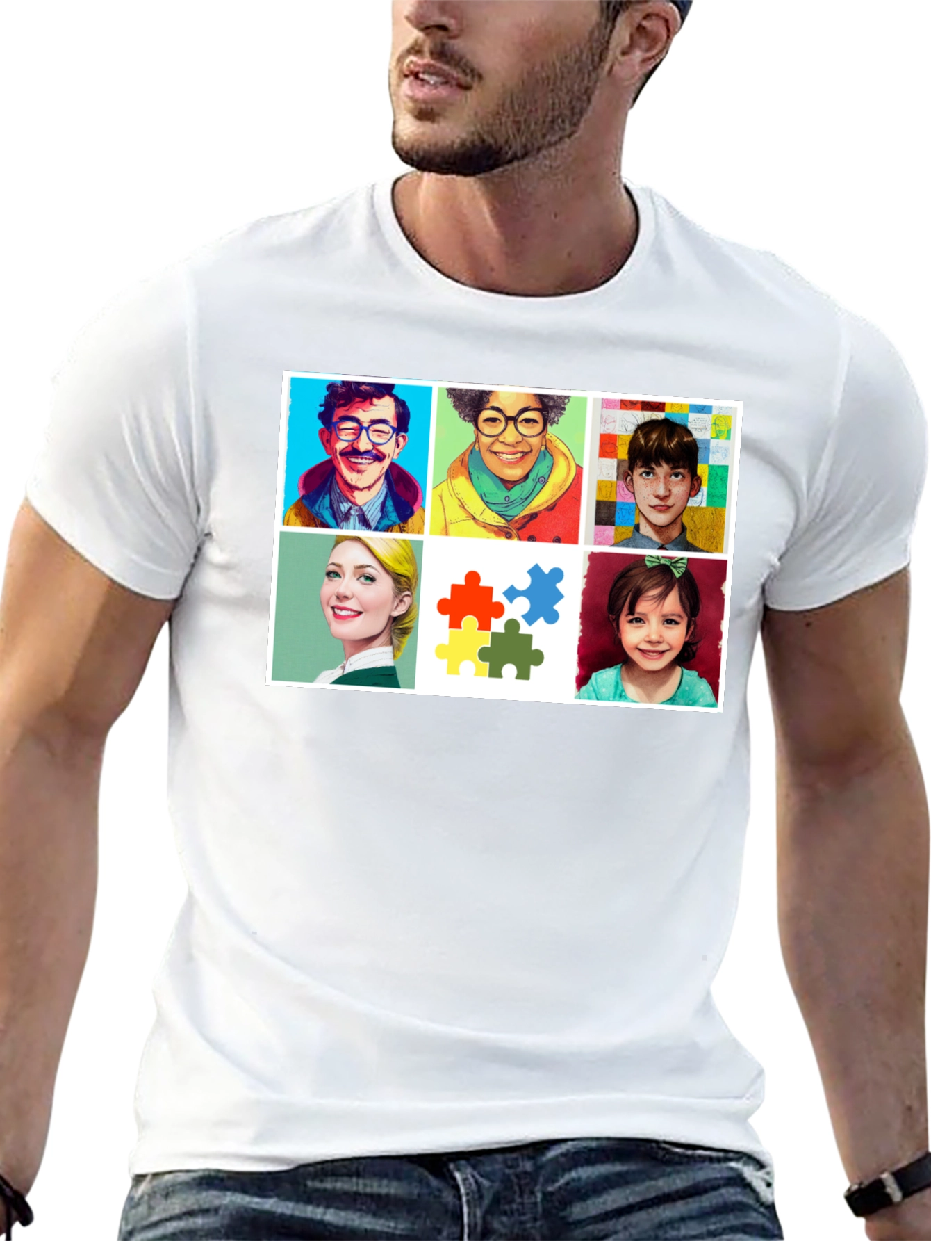 Inclusion Puzzle T-Shirt Advocate Tee