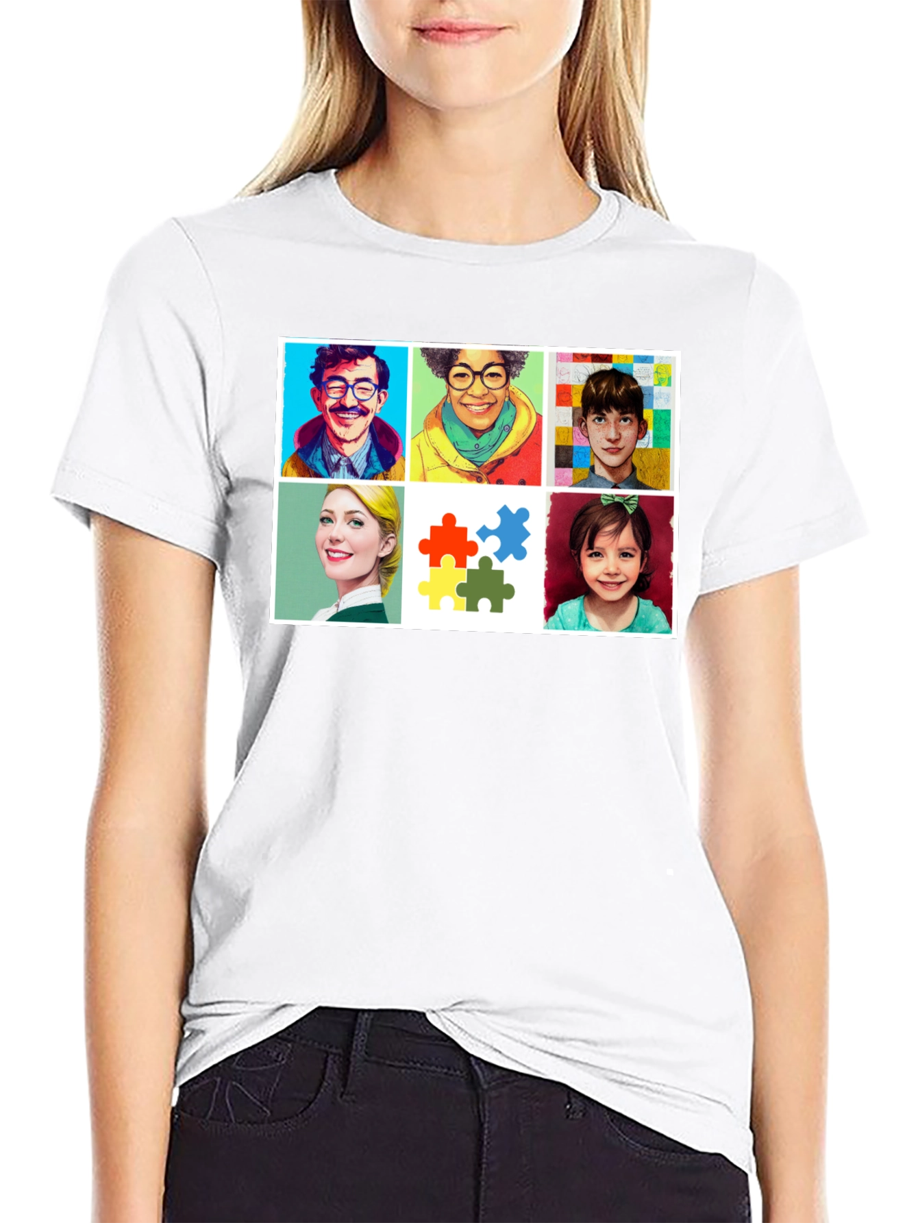 Inclusion Puzzle T-Shirt Advocate Tee