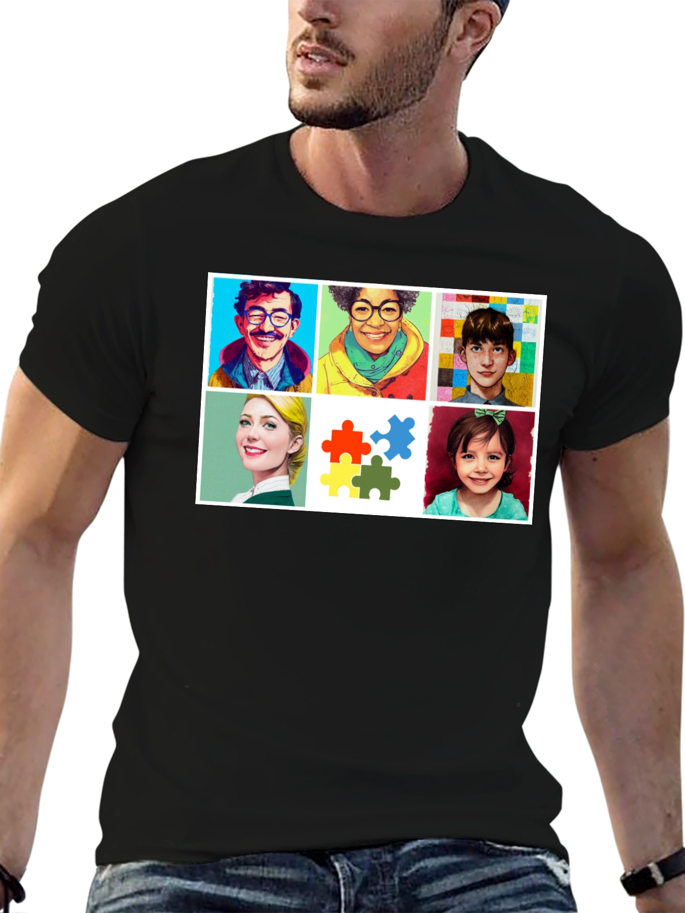 Inclusion Puzzle T-Shirt Advocate Tee