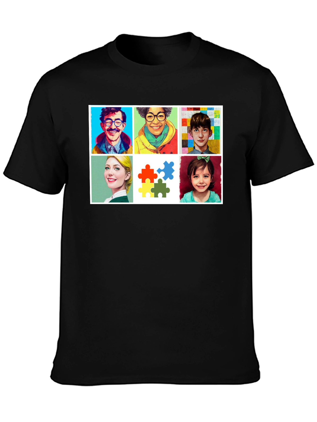 Inclusion Puzzle T-Shirt Advocate Tee