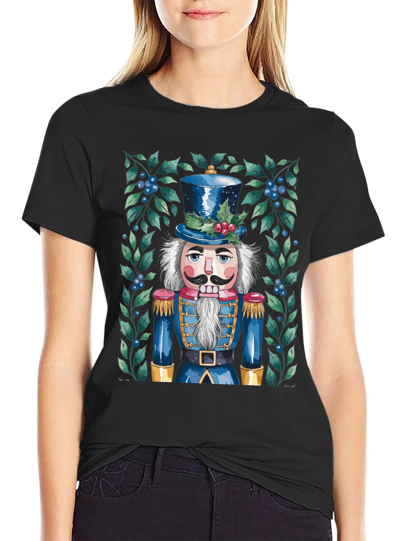 Nutcracker Soldier Graphic Print T-Shirt