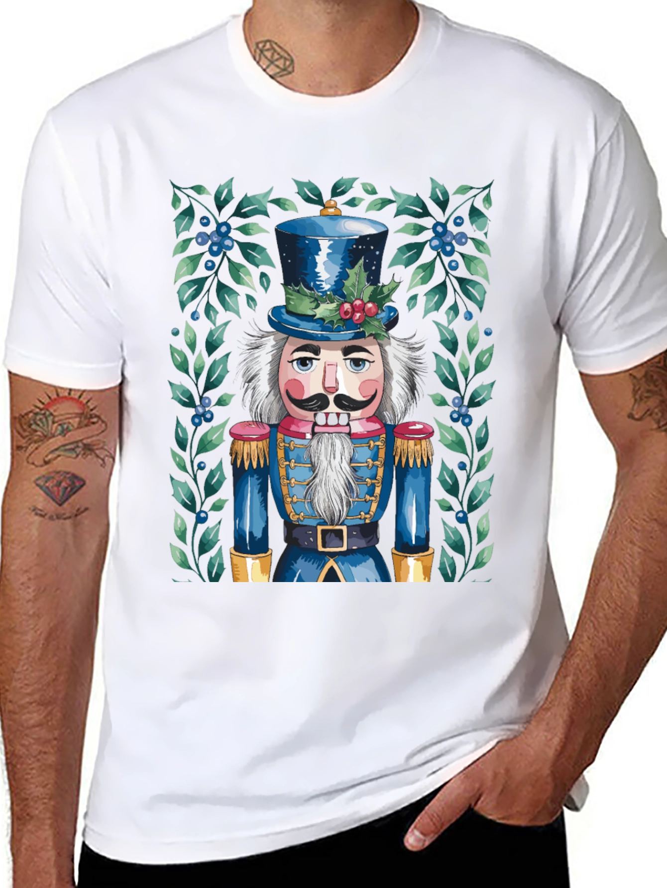 Nutcracker Soldier Graphic Print T-Shirt