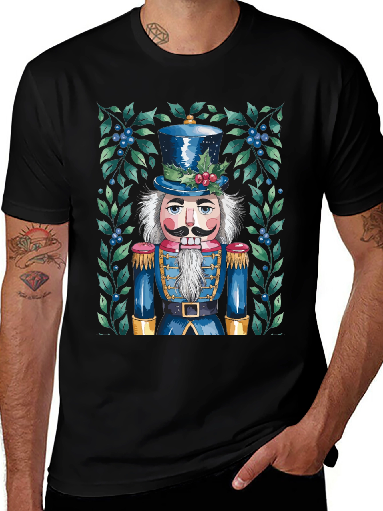 Nutcracker Soldier Graphic Print T-Shirt