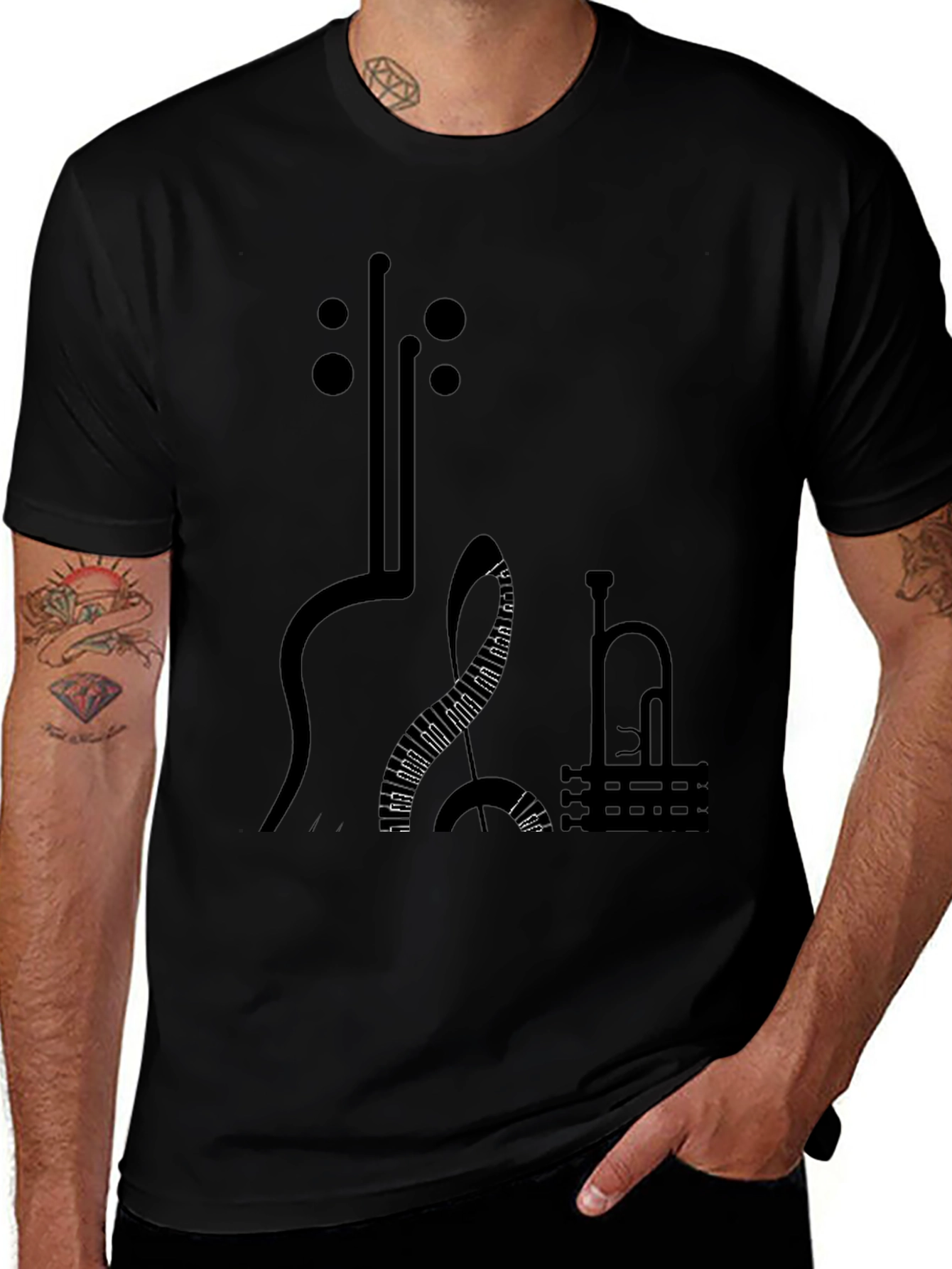 Musical Instrument Graphic Tee